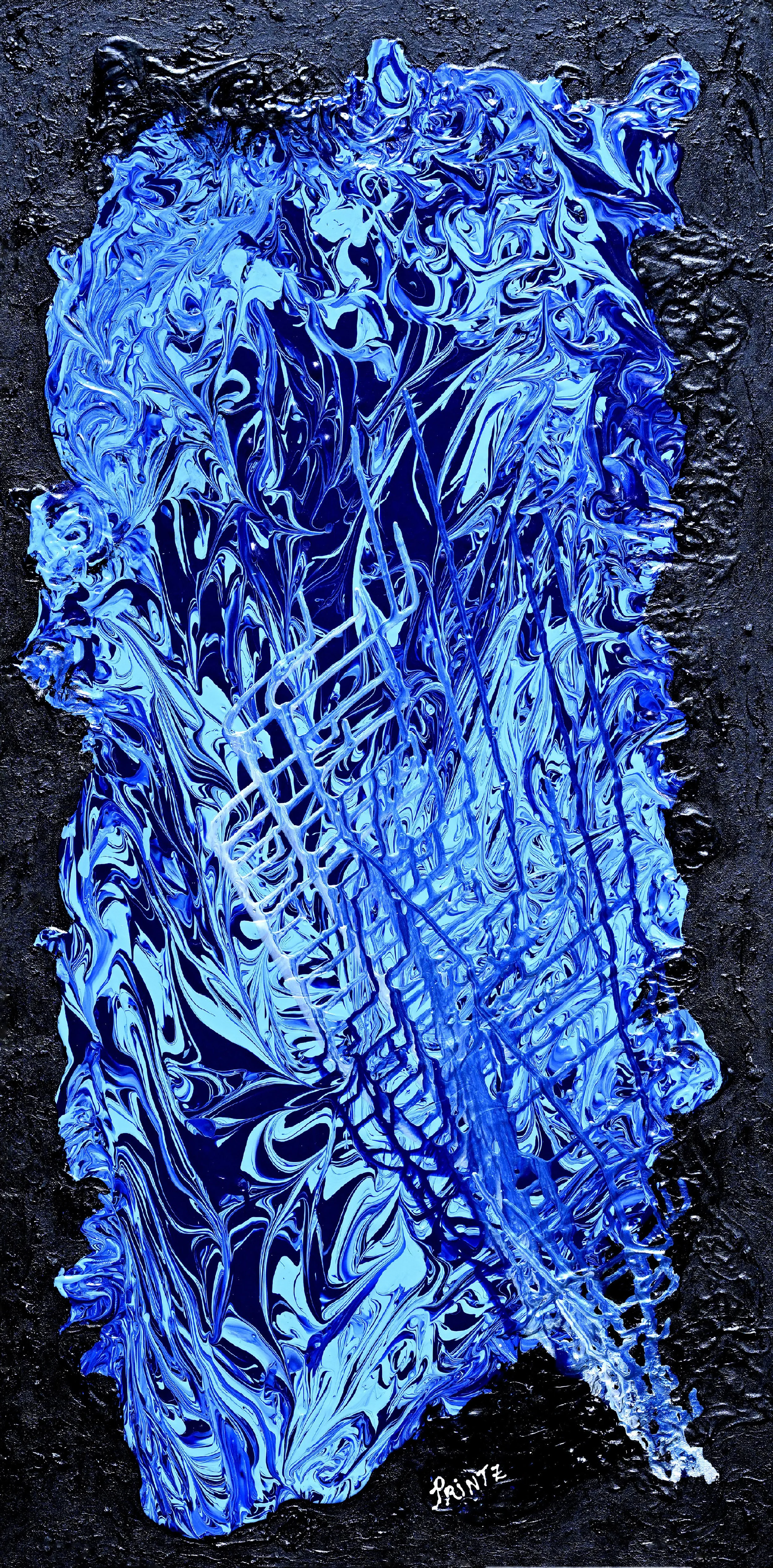 INTERCONNECTION, 2025 by Gayle Printz, Acrylic on Canvas, 60.96 cm Wide by 121.92 cm High by 4.572 cm Deep