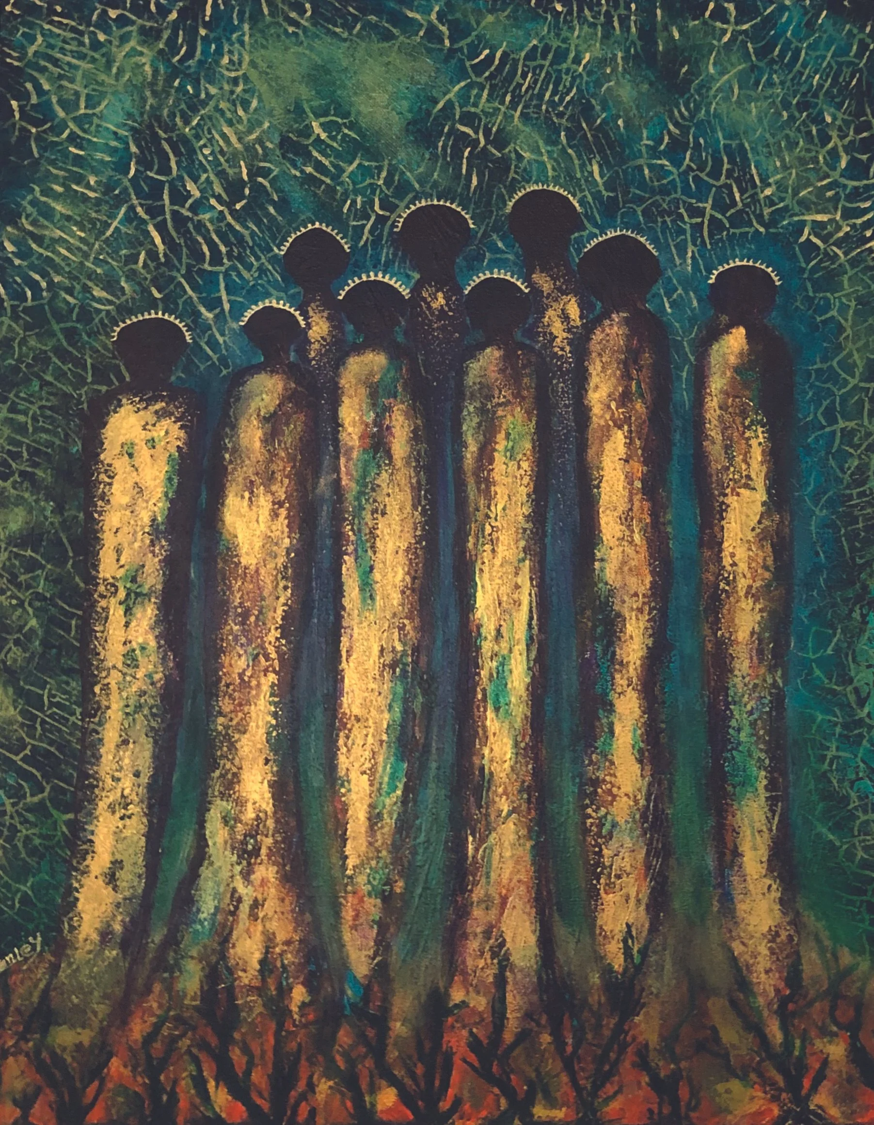 Queendom Come, 2019, acrylic on canvas,  61x76 cm.