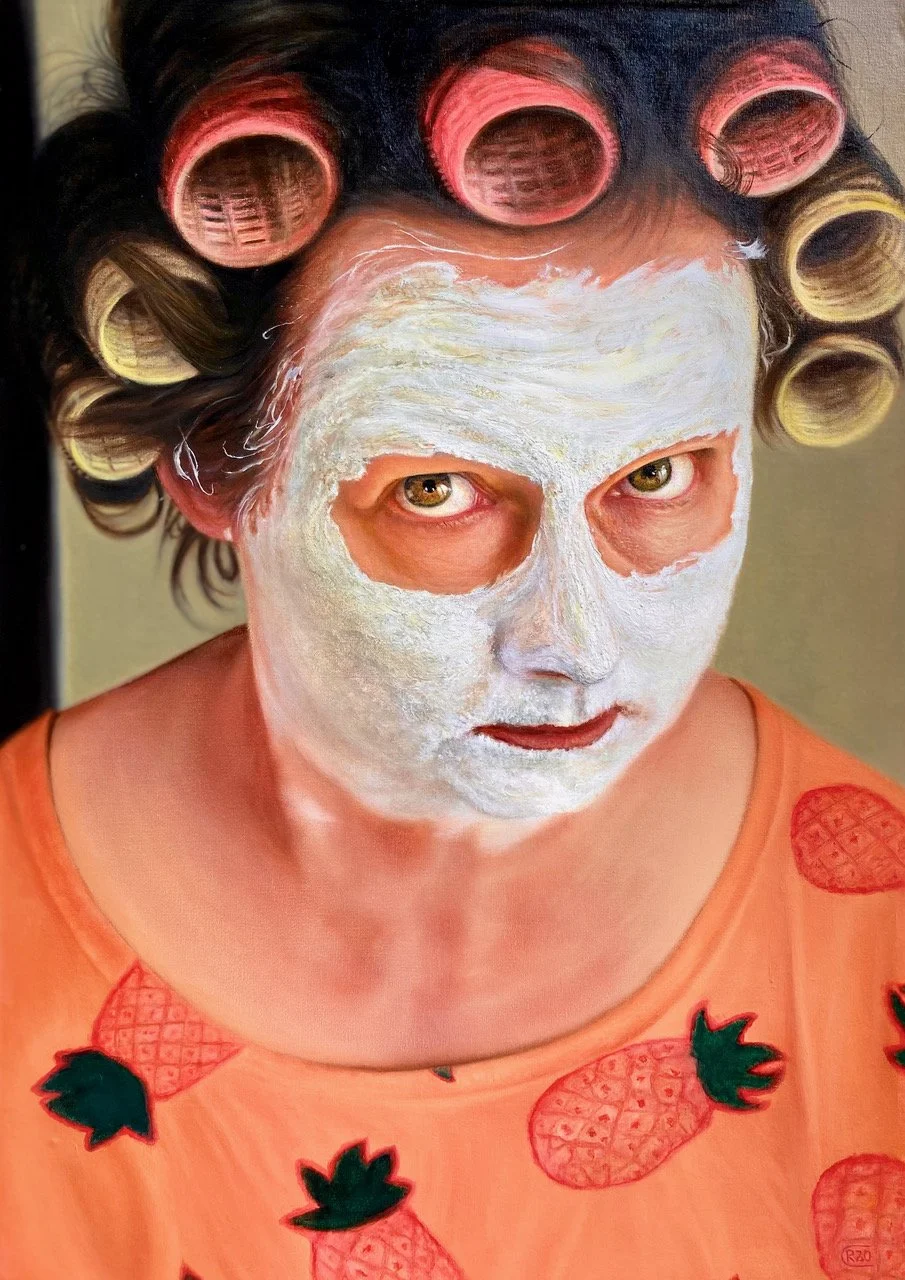 "Ni te atrevas" (Don´t you dare) - 2020, oil painting on canvas, 70 cm x 50 cm