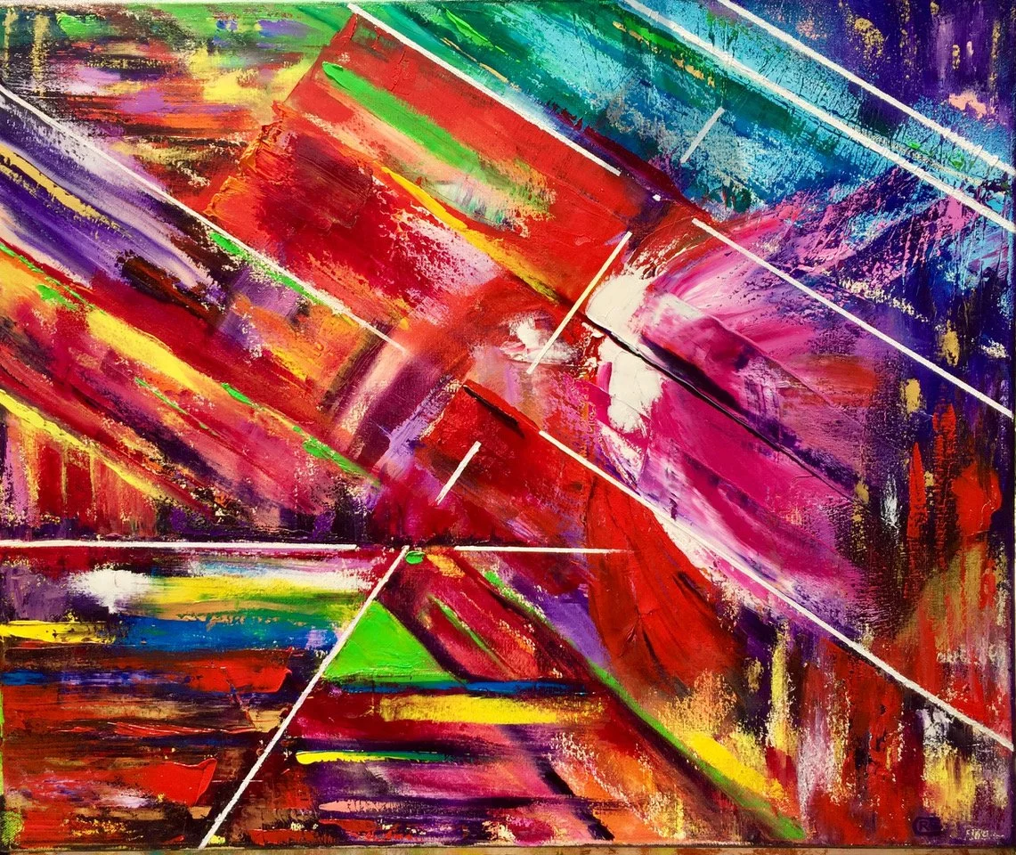 "Transformation" - 2017, oil painting on canvas, 50 cm x 60 cm