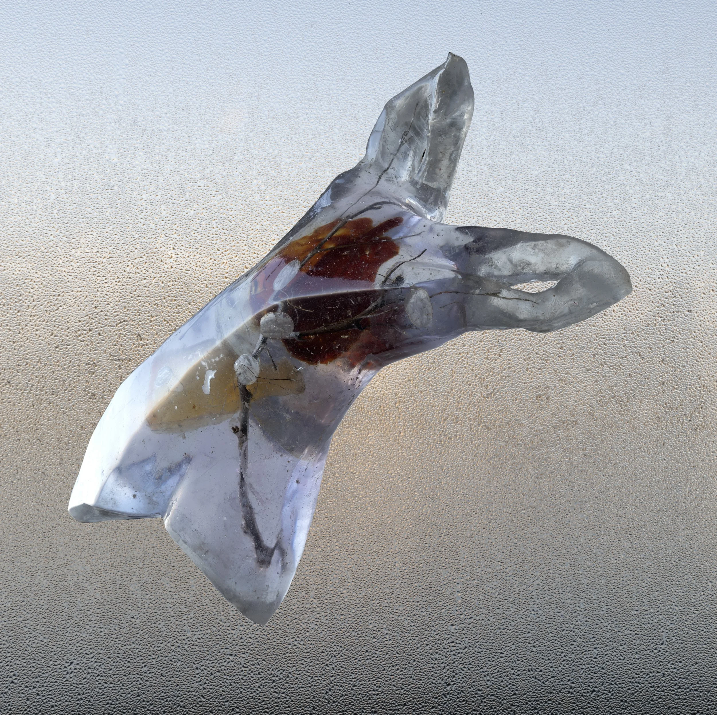 The tentacles of the river, detail, 2024, 50 x 50 x120, raisin