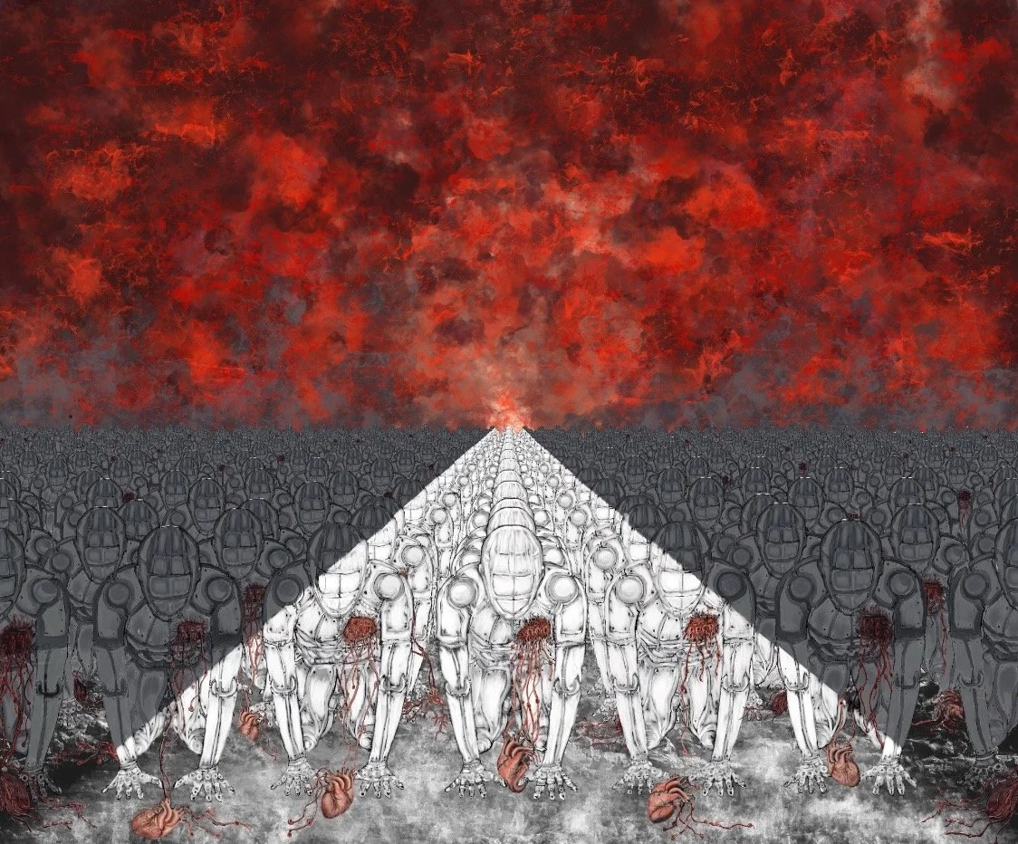 order, 2025, digital painting_oil brush nr.12, 98x80x2,5 cm