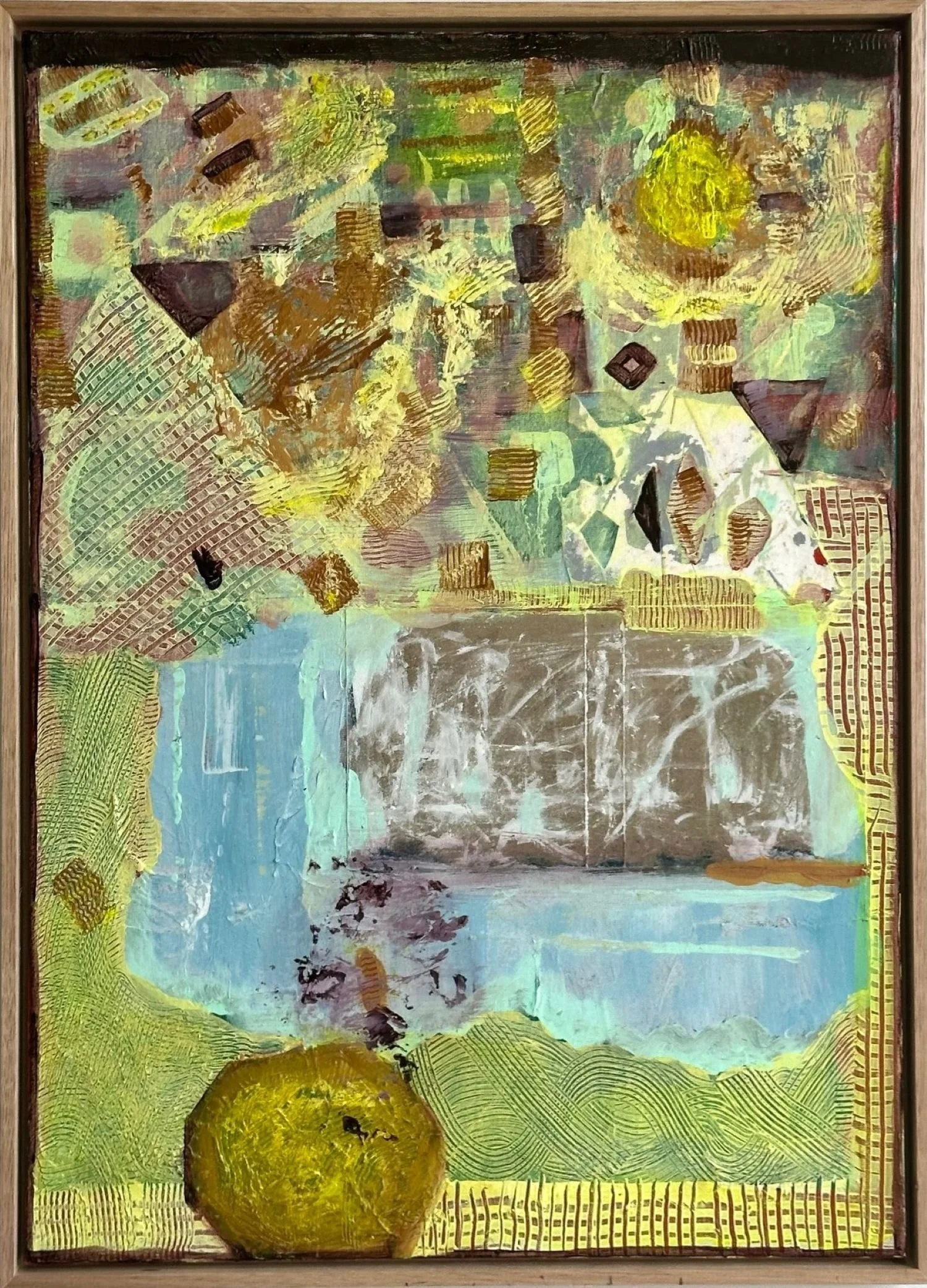 Zesty Sour Lemons, 2025, acrylic on canvas, 60cm x 80cm