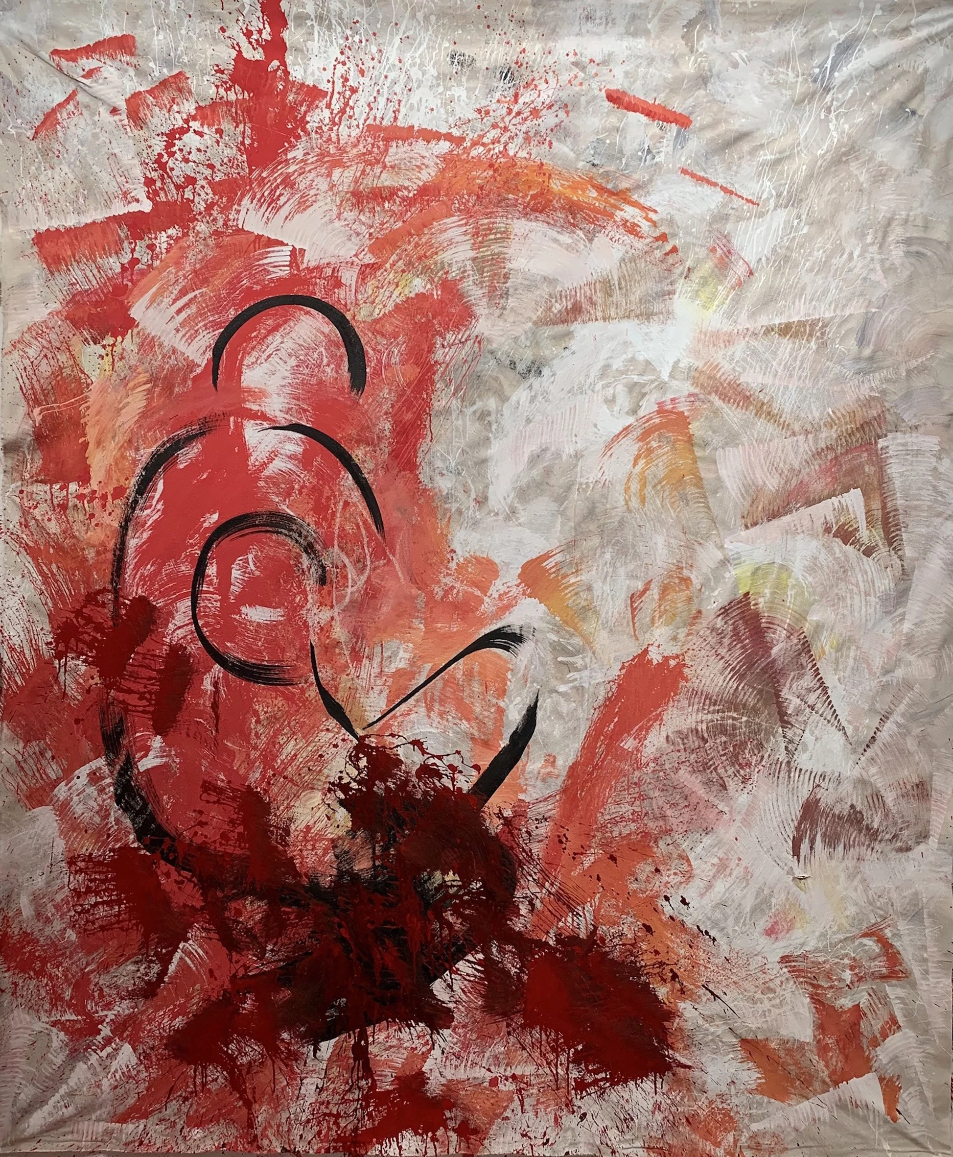 Liberation Painting Tempera on Canvas 203 x 284 cm May 6th 2021