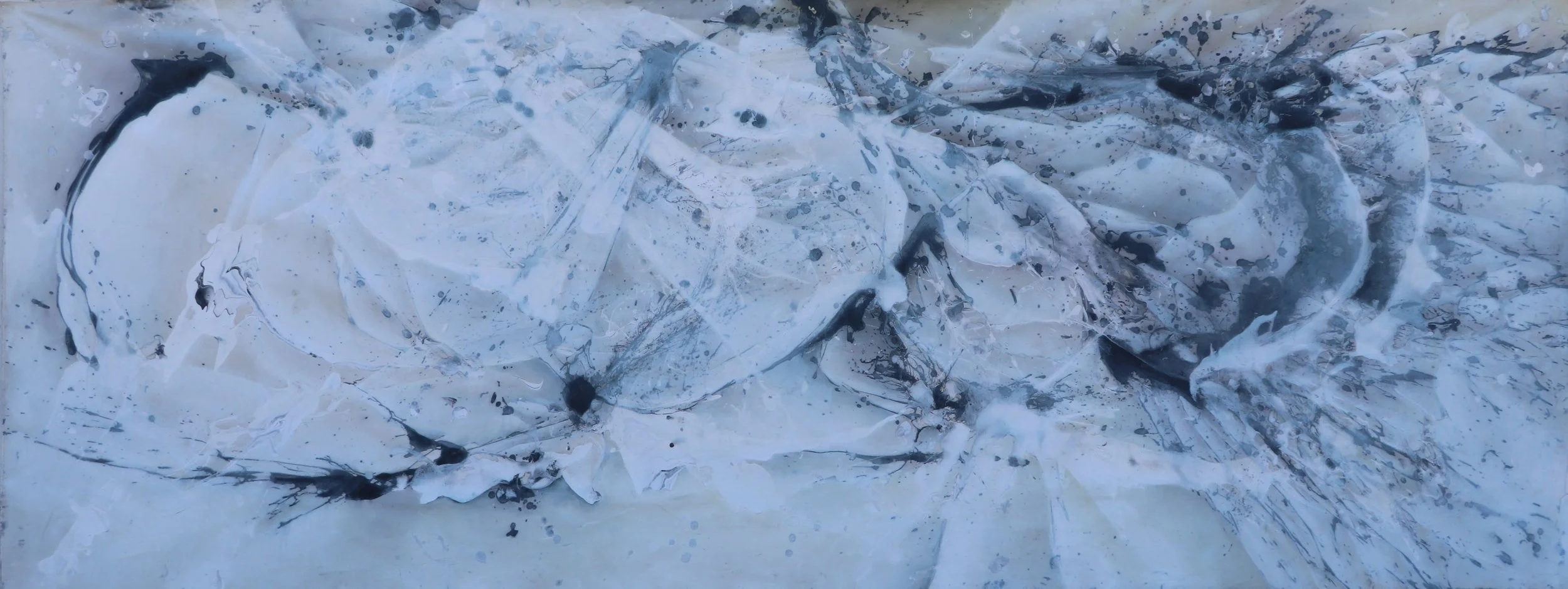 Genesis Painting Mixed media on Canvas 183 x 456  cm 2016