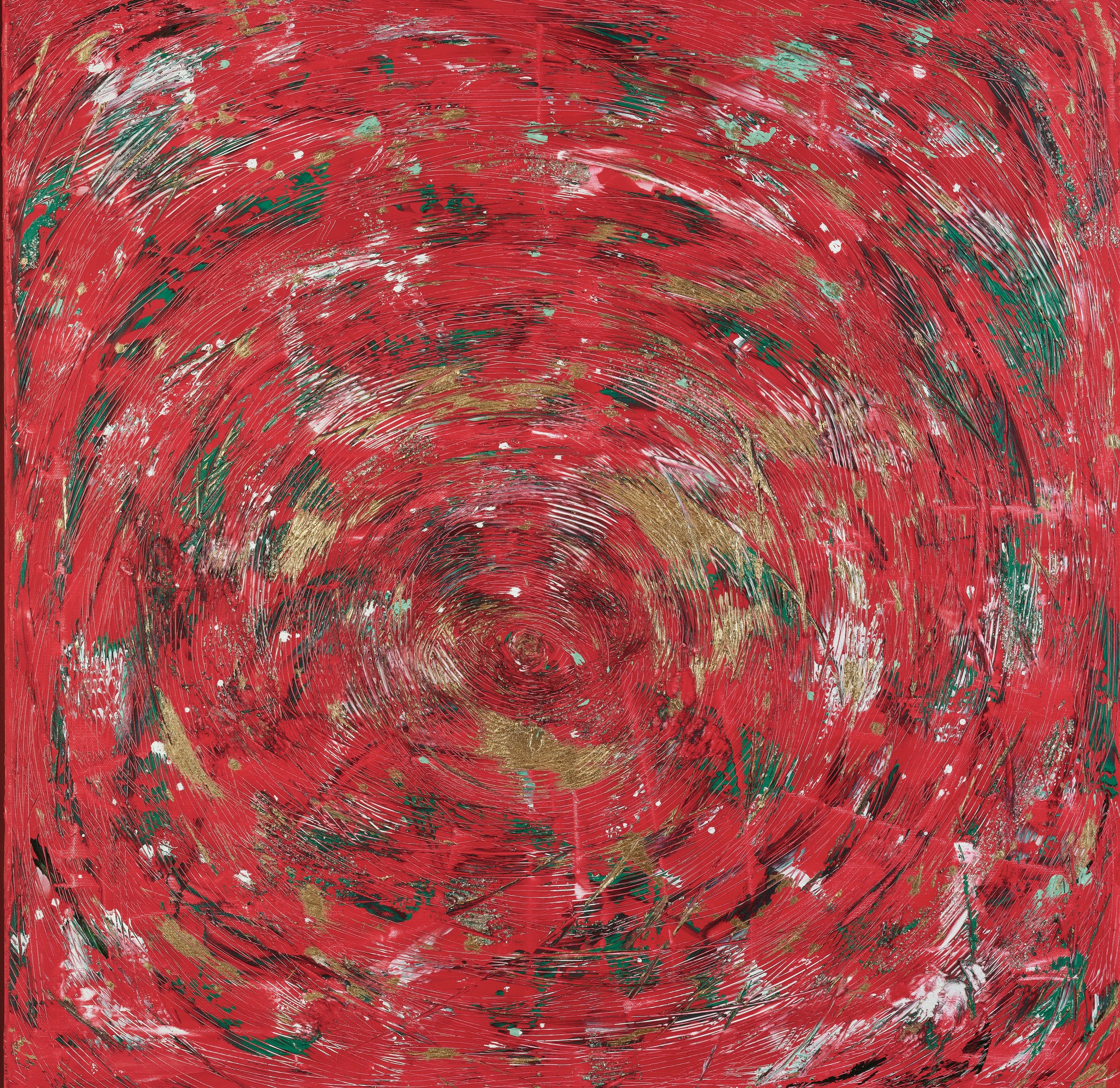 Celebration, Acrylic on canvas, 83x83cm, 2025