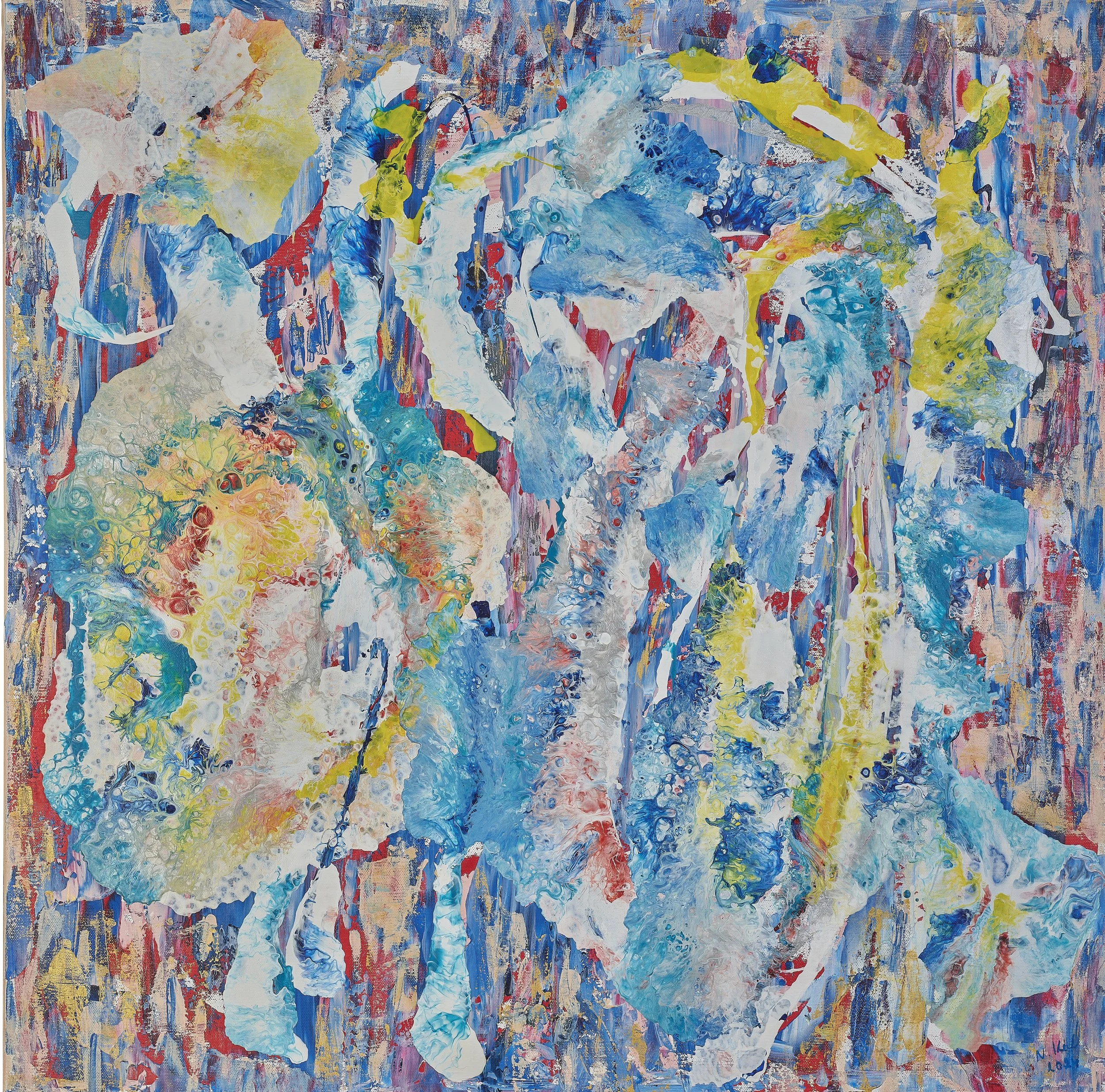 Vow, Acrylic on Canvas - mixed Media, 2024