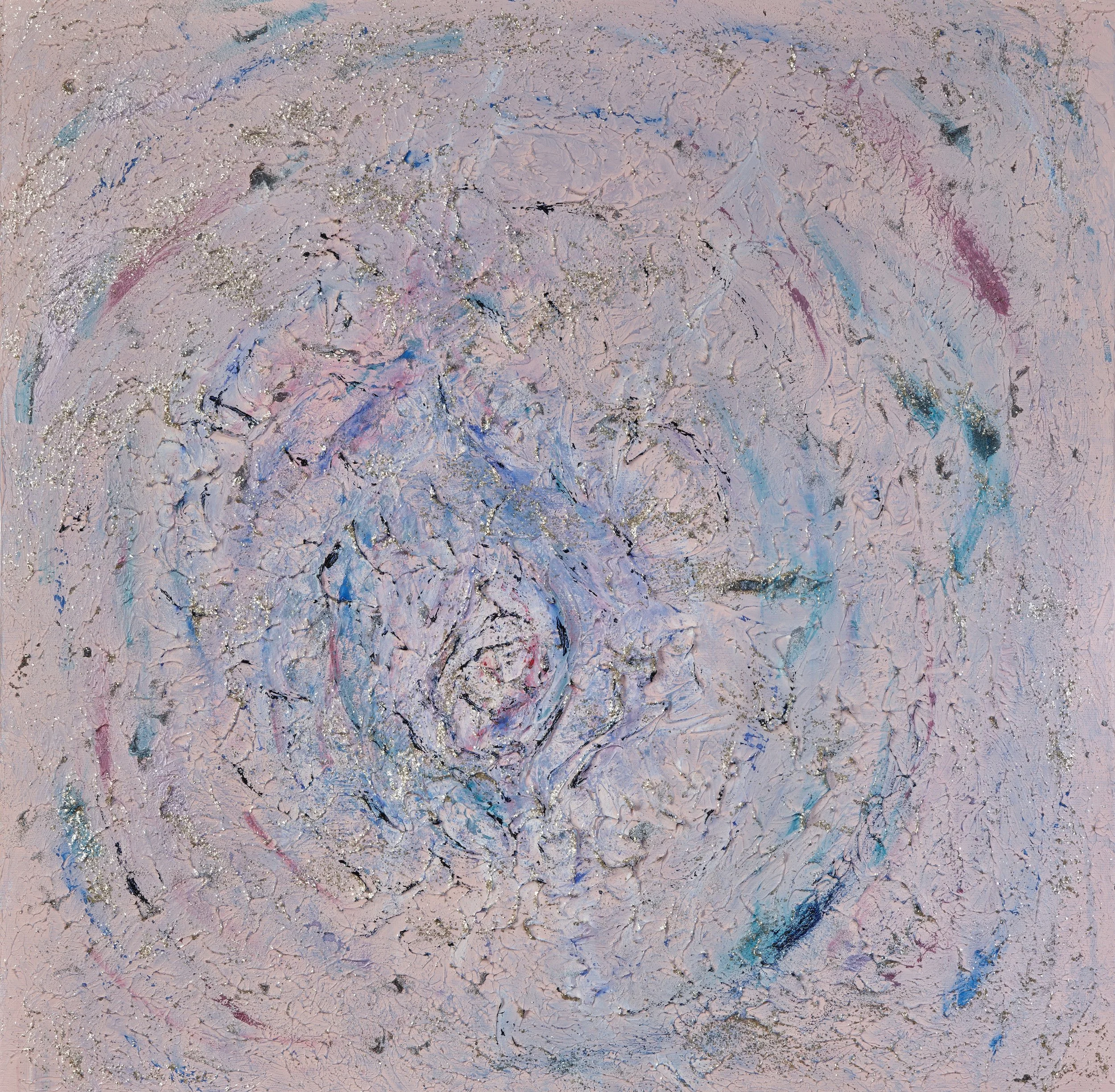 Secret, Acrylic on canvas, 73x73cm, 2025