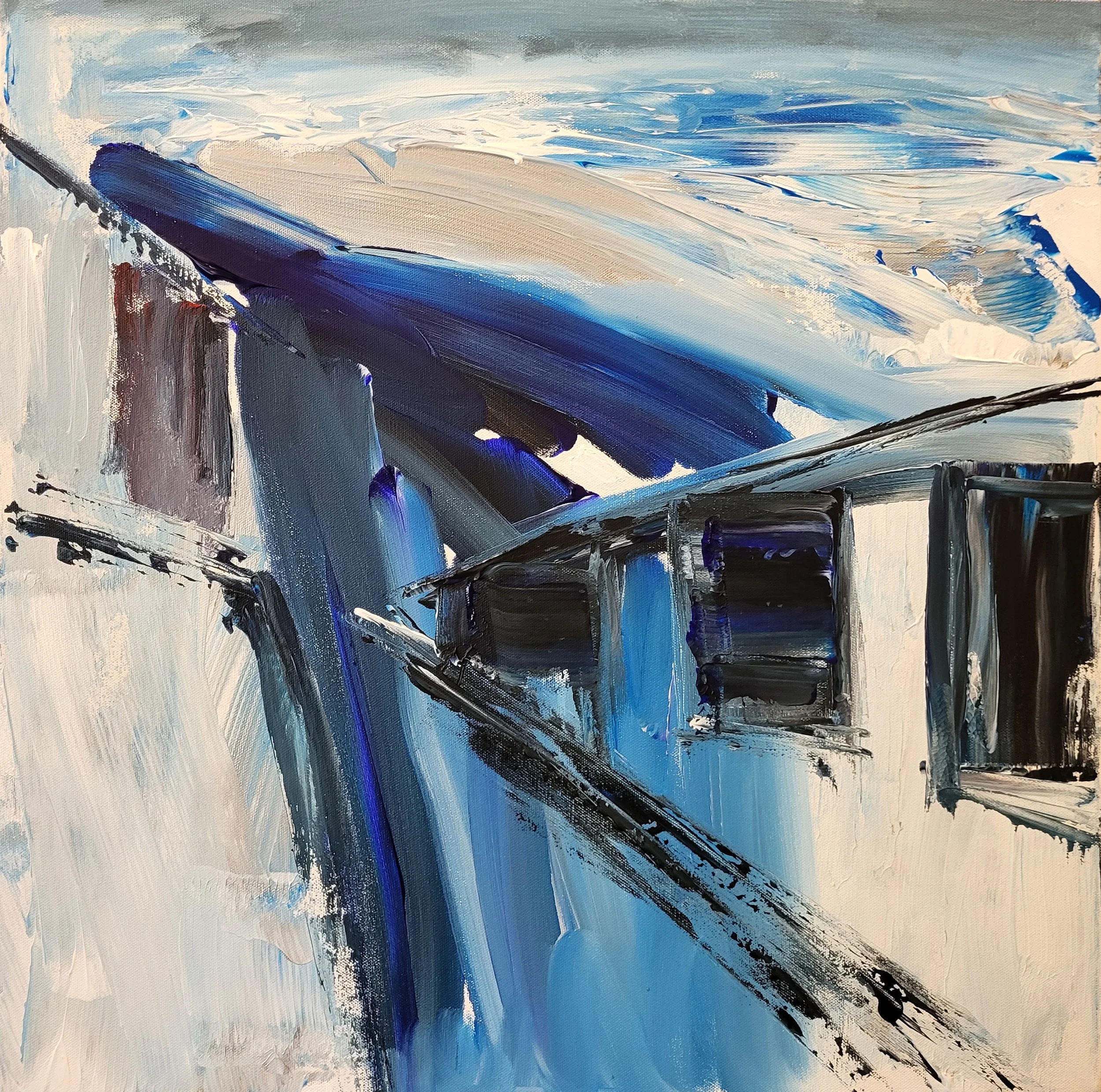 Windows to the Soul, 2025, Acrylic on canvas, 60 x 60 cm