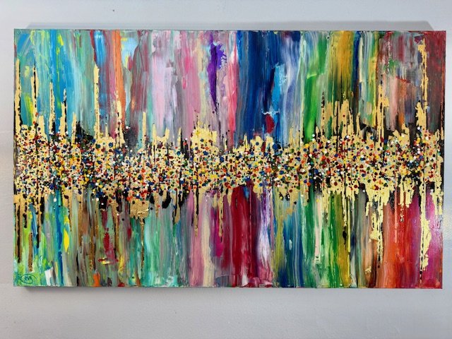 Kaleidoscopic Metropolis 2023, Mixed Media, 92 x 153 cm