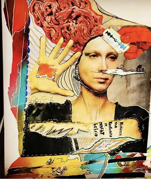 Minister of recreation &amp; Night policy, 2021, mixed media on paper, 60x90