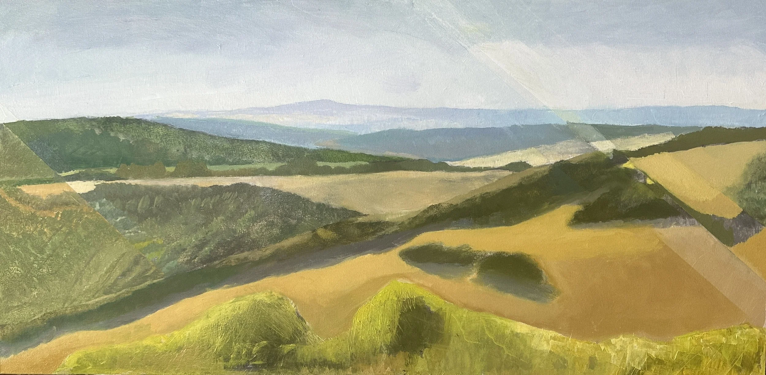 Land, 2025, oil on canvas, 50 x100 cm