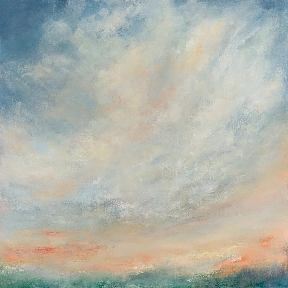 Billowing Light 36 x 36 Acrylic on Belgian Linen