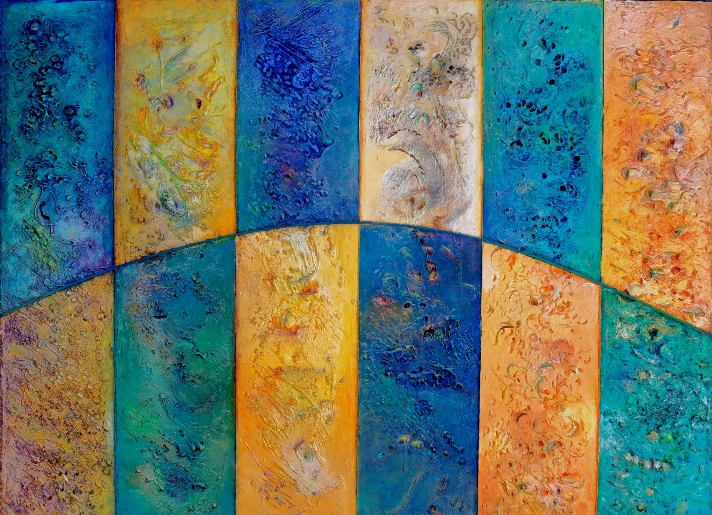 As Above So Below 66” X 93” X 3”