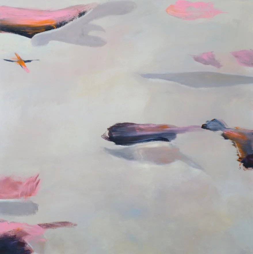 Soft shadows in the sand, 2022 Acrylic on canvas 39 2/5 × 39 2/5 in | 100 × 100 cm