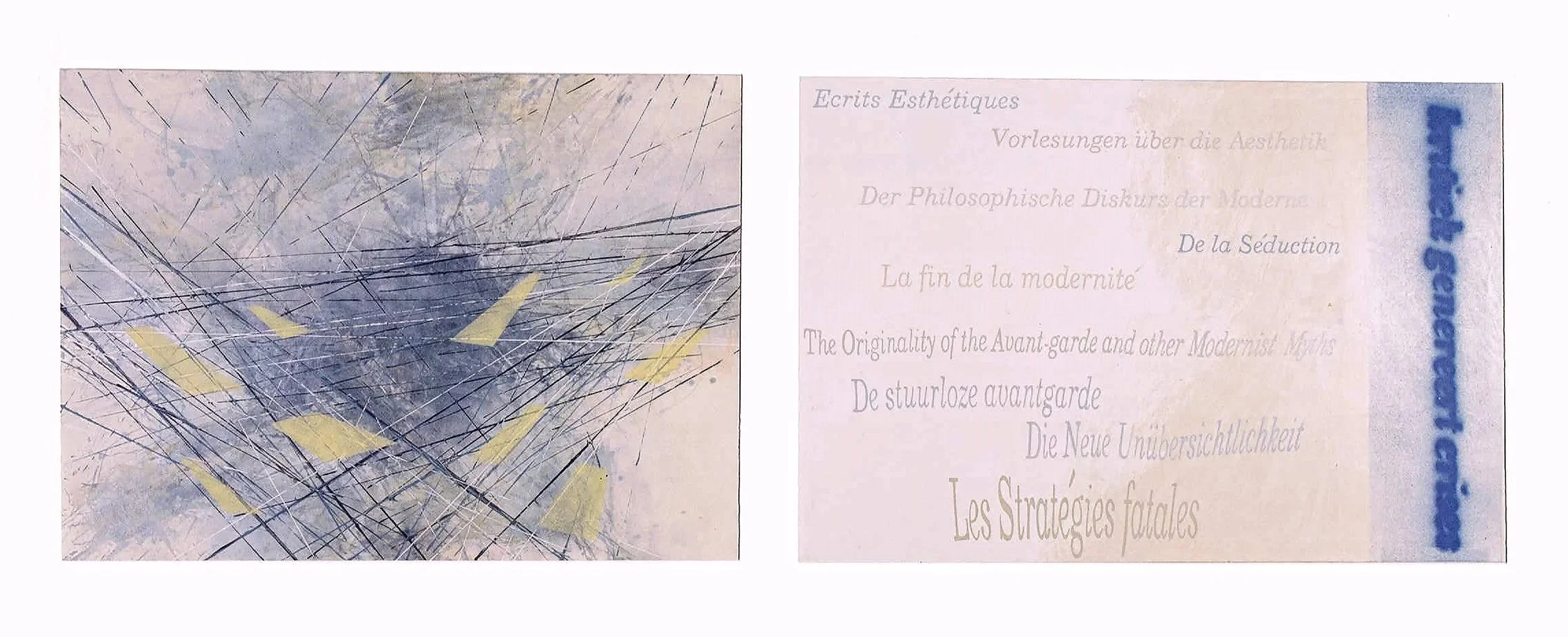 Criticism explore Crises, 1997, diptych, oil/canvas, 150 x 180/ 150 x 200 cm20