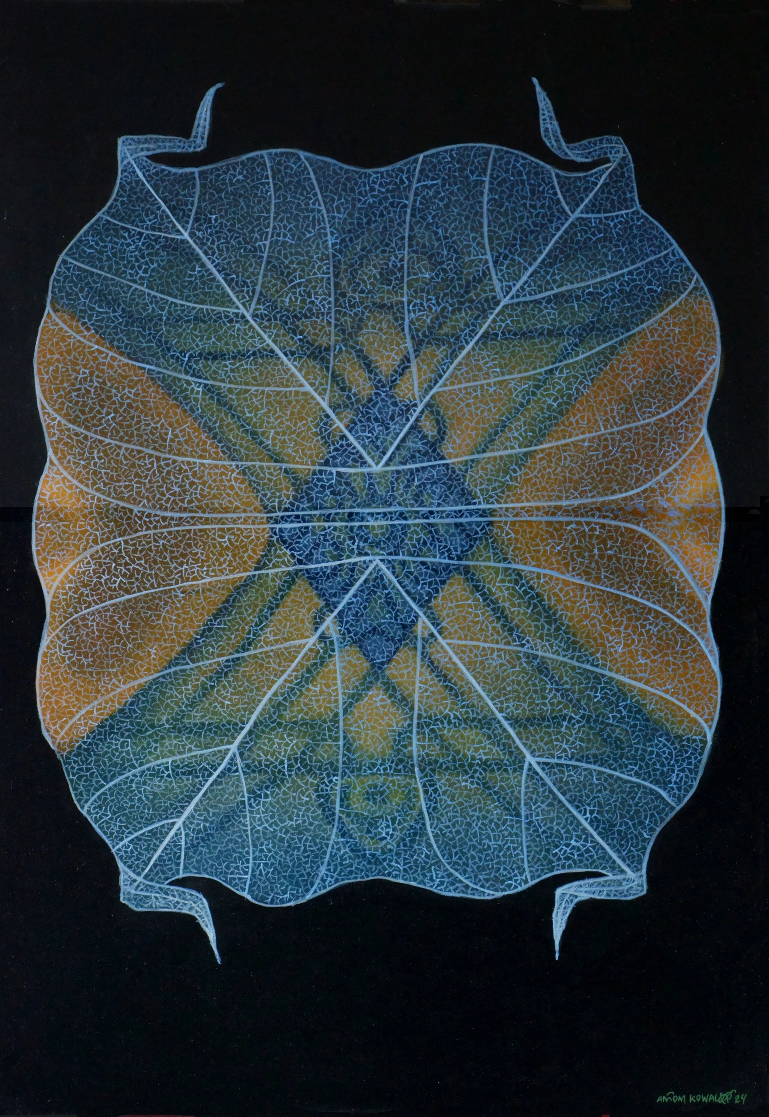 Desiderata XLV oil canvas 100x70 cm 2024 2