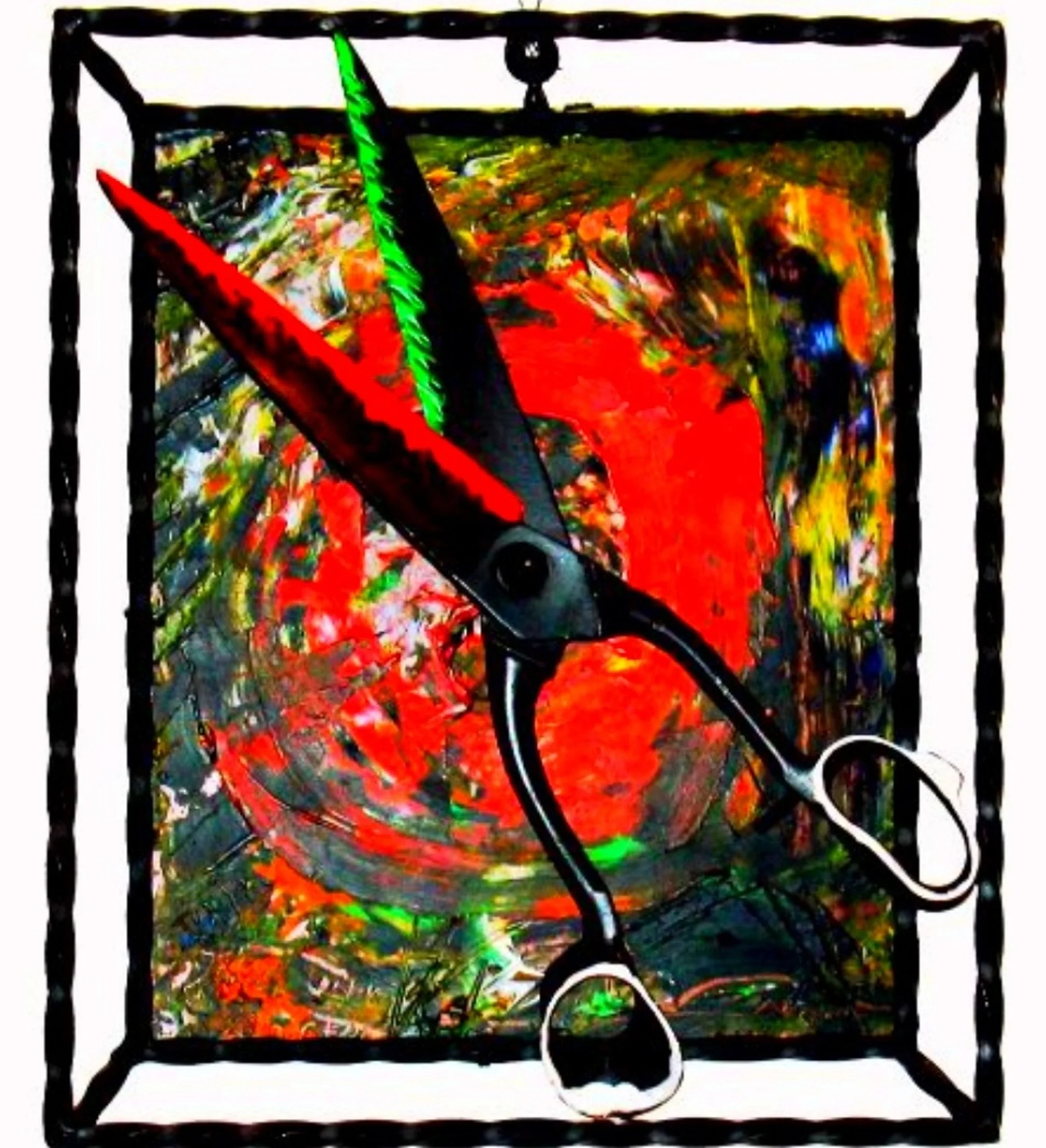 The Universal Master -2002-metal-oil-tree 50x40cm