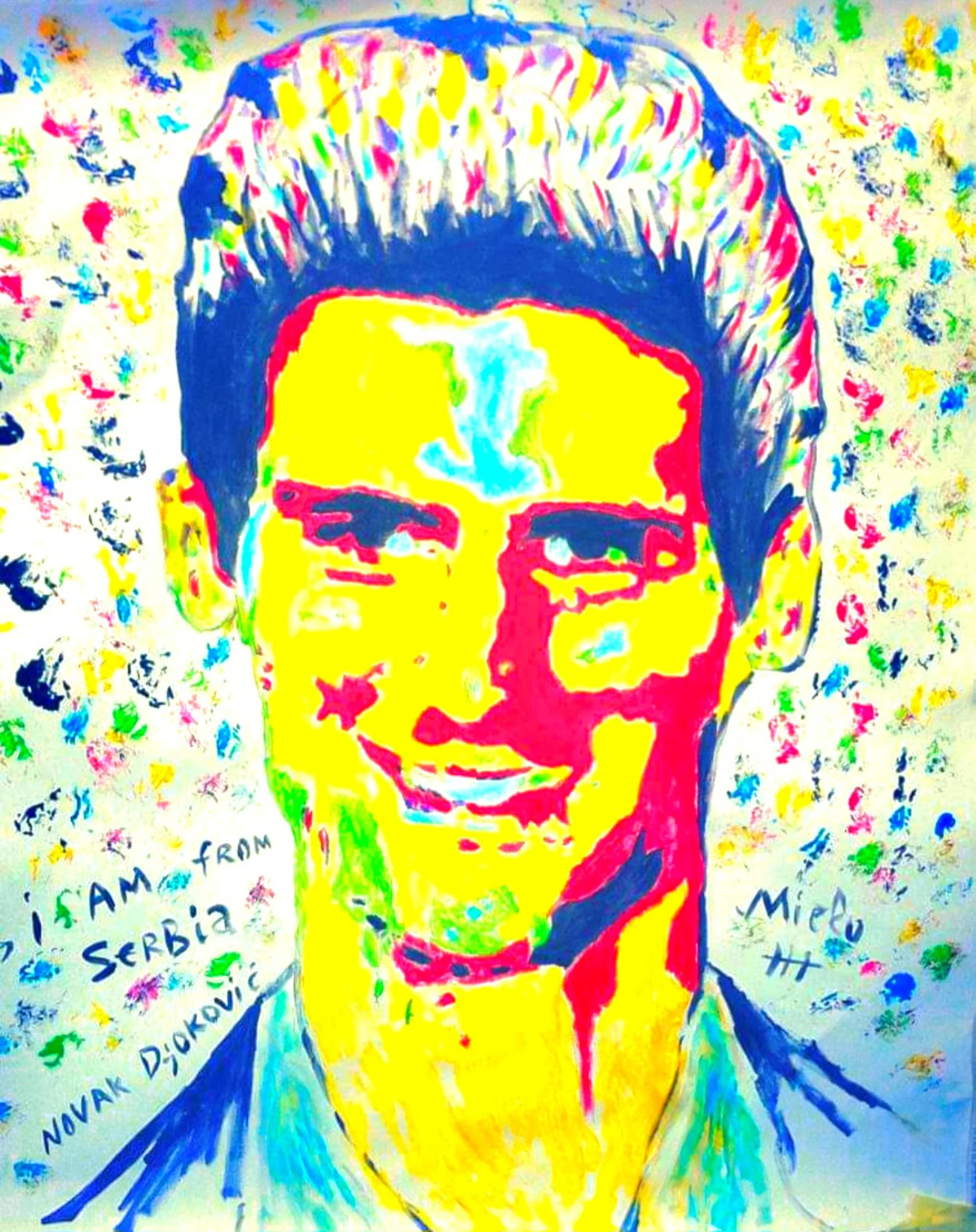 Novak Djoković-2025-oil canvas-80×60cm