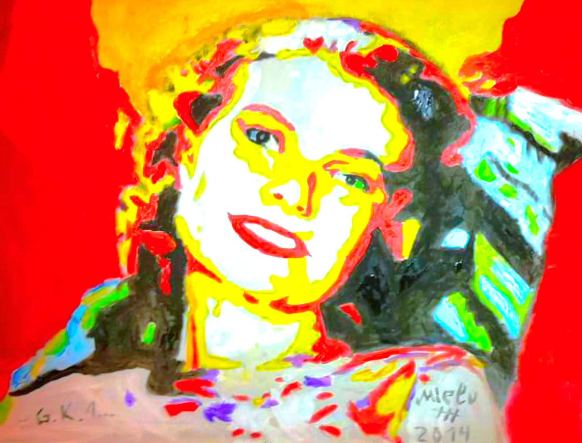 GK1(Grace Kelly)-2018-oil canvas-80×60cm