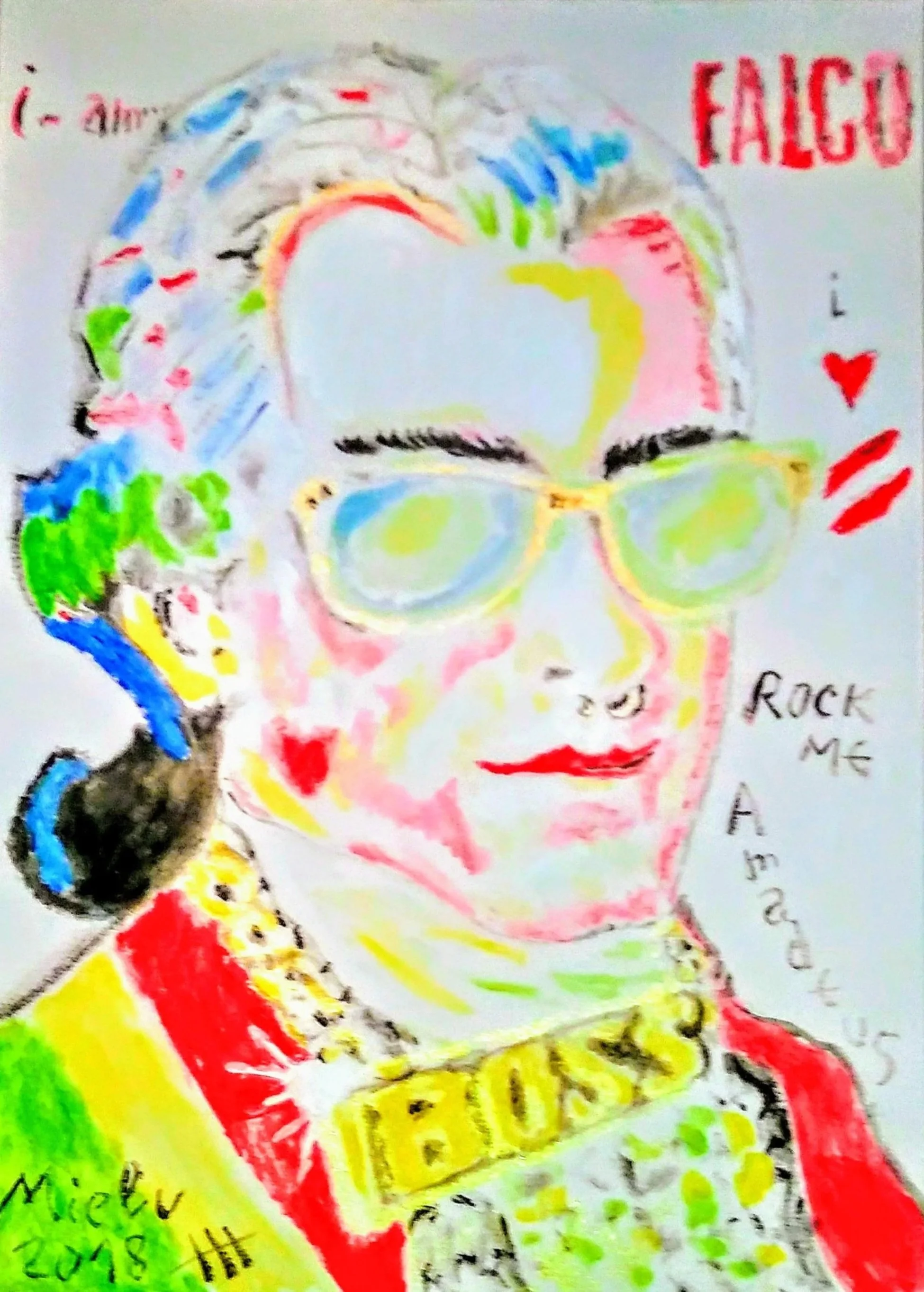 Falco -2018 - oil canvs 70x50cm