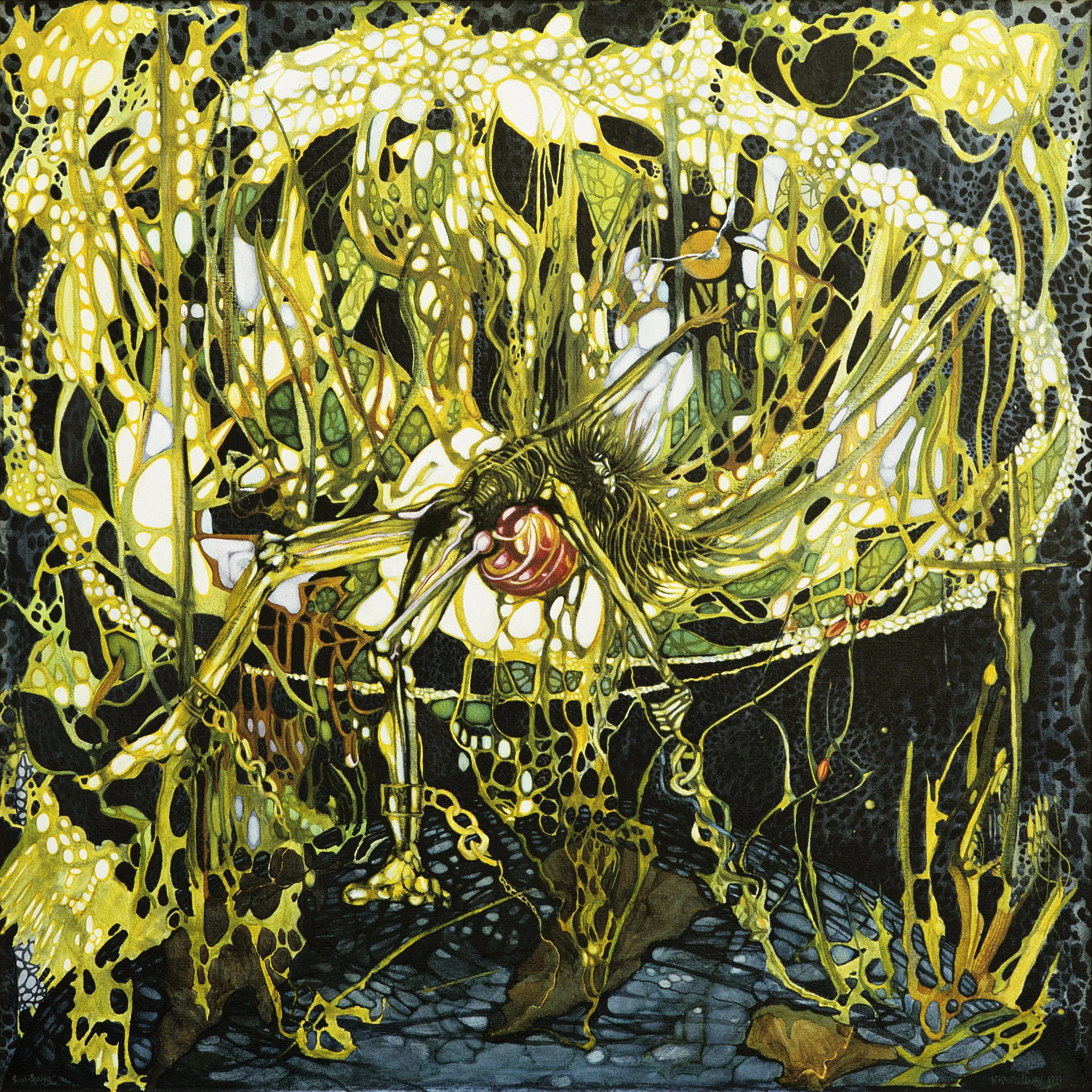 Soul Spring, 1977. Oil on canvas, 122 x 122 cm.