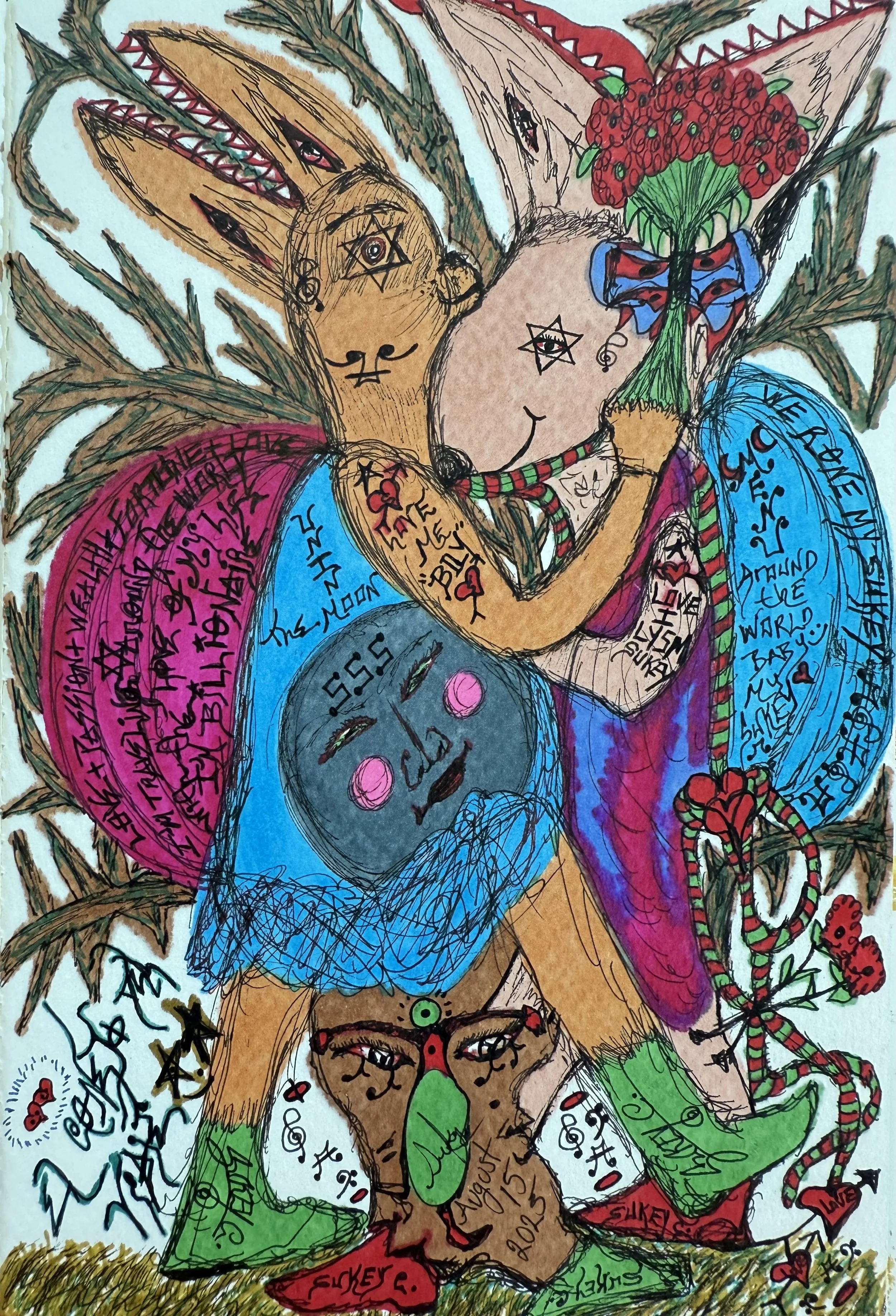 The Magic Traveler Bunny Around the World 999.9! Year 2025. 360° rotation View.