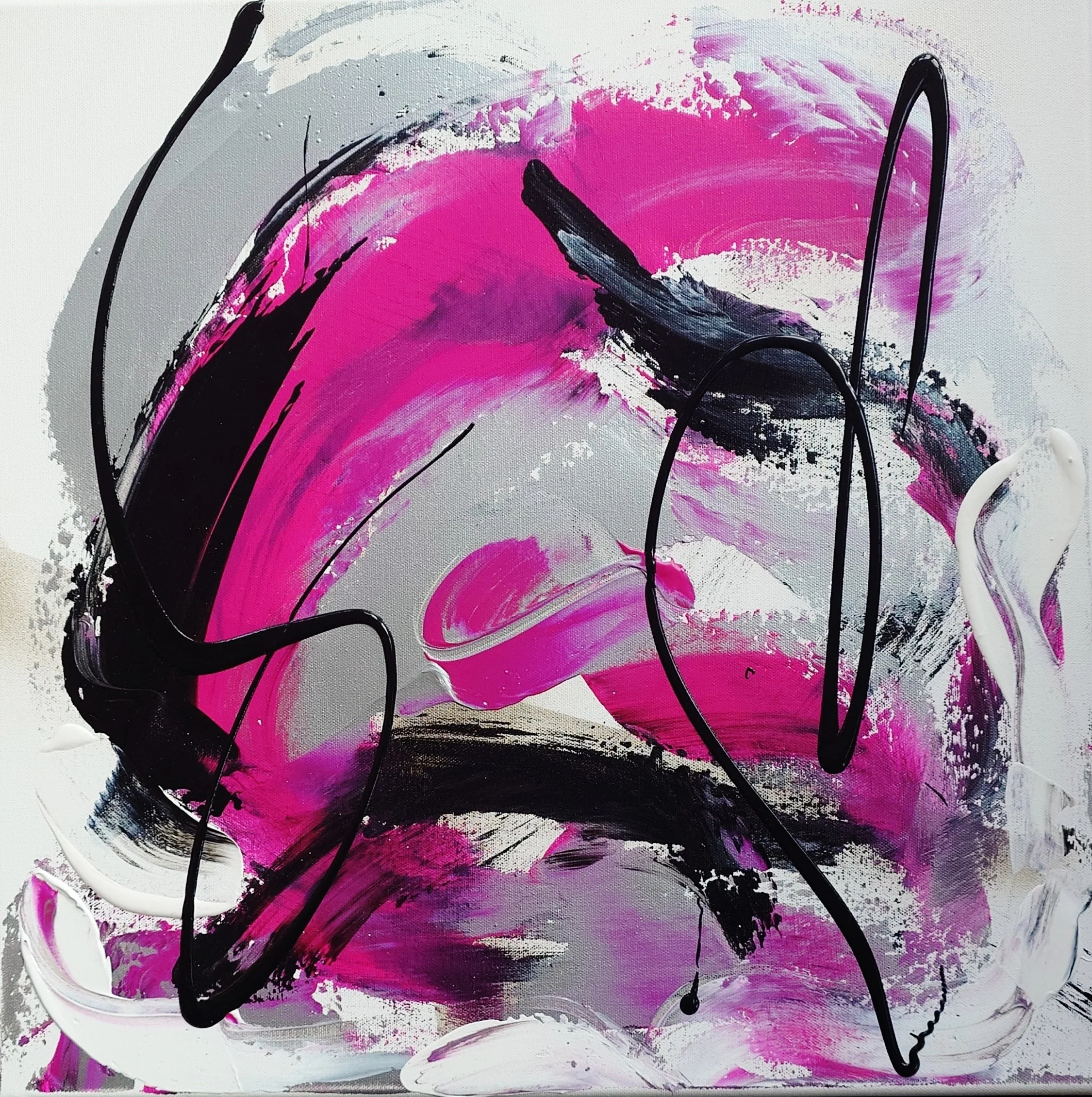 Adesso tu, 2025. Acrylic on canvas, 50 x 50cm