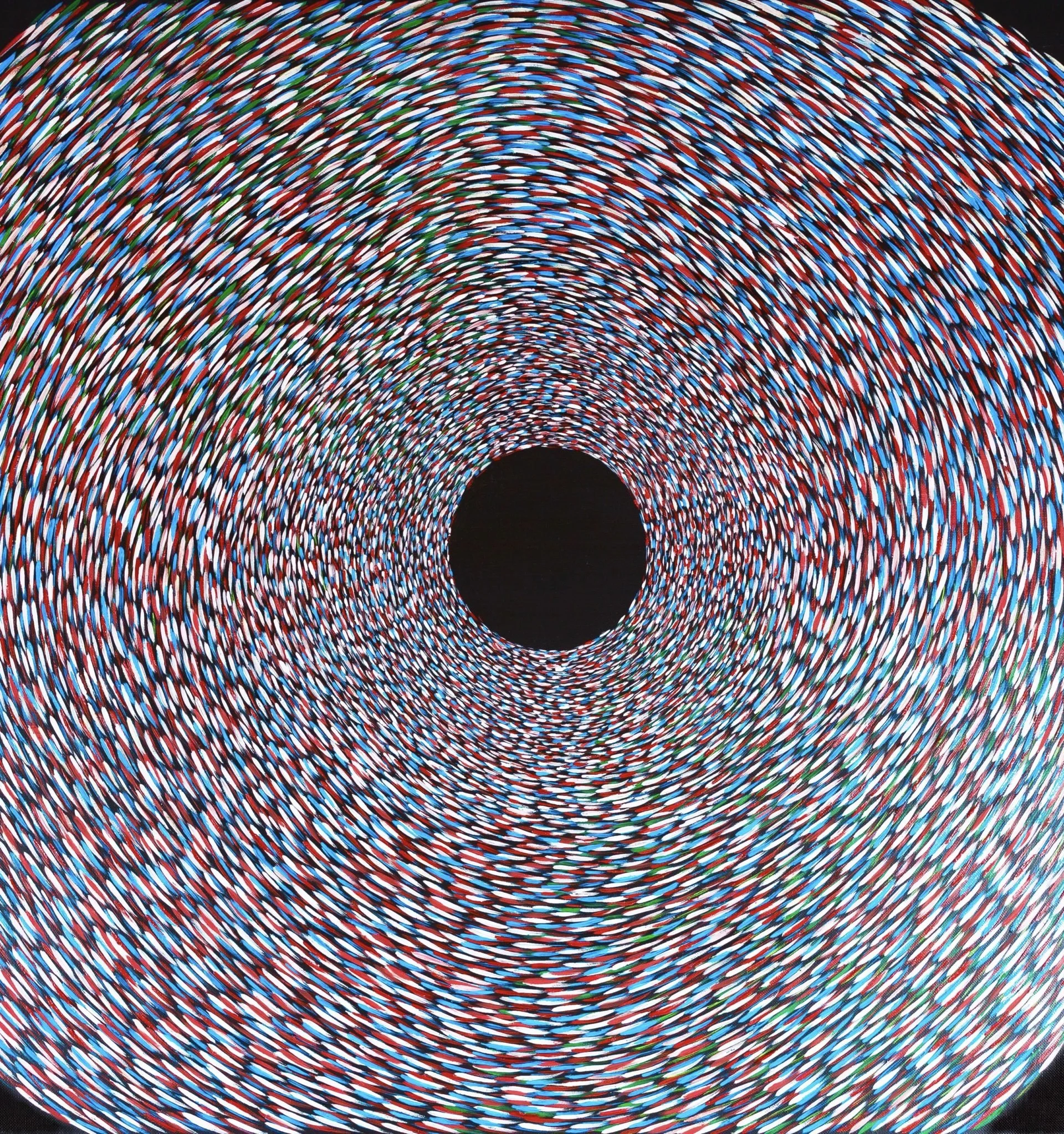 Gravity, 2017, 150 х 150 cm, Oil on canvas