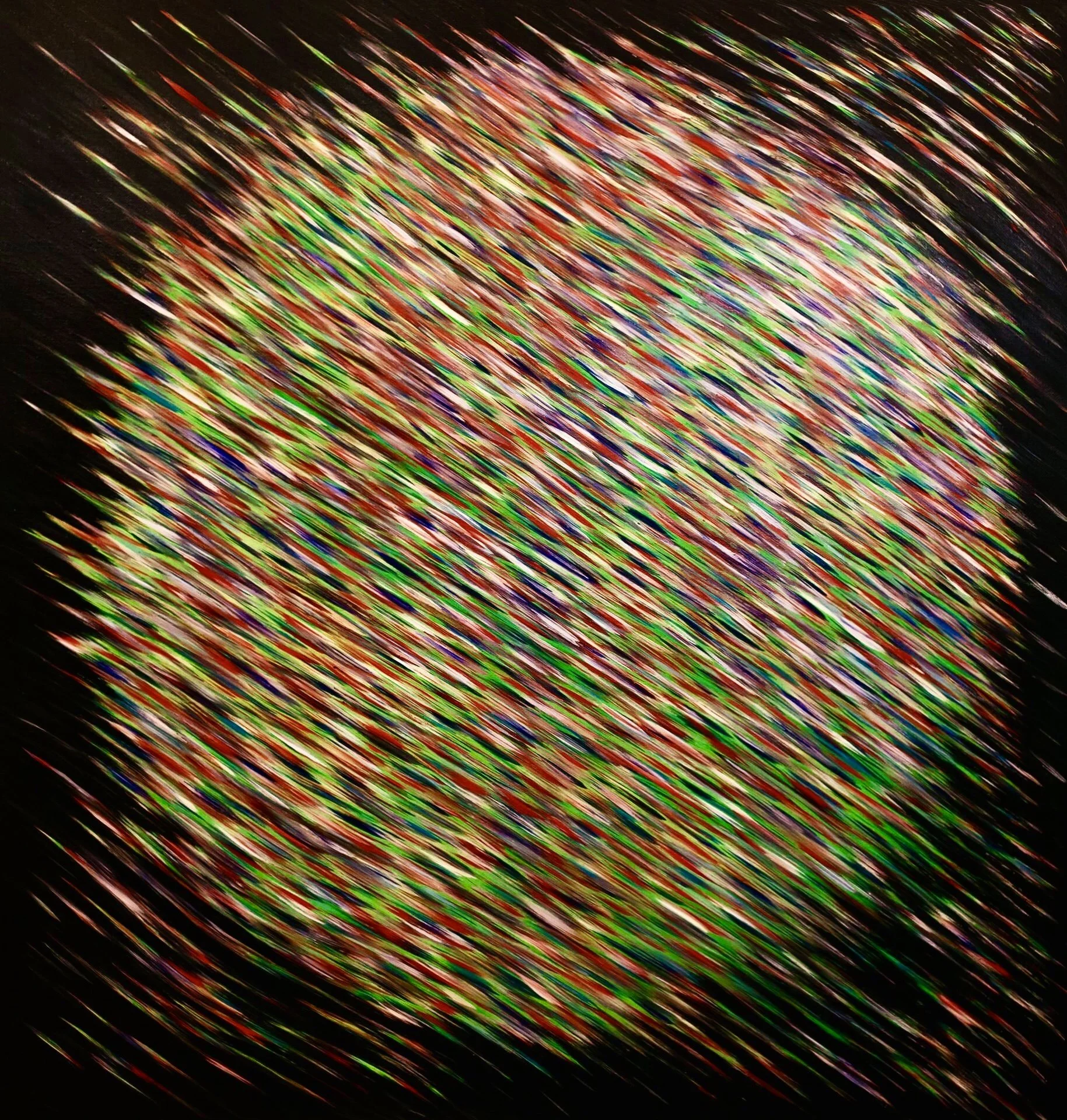 Flight III, 2016, 150 x 150 cm, Oil on canvas