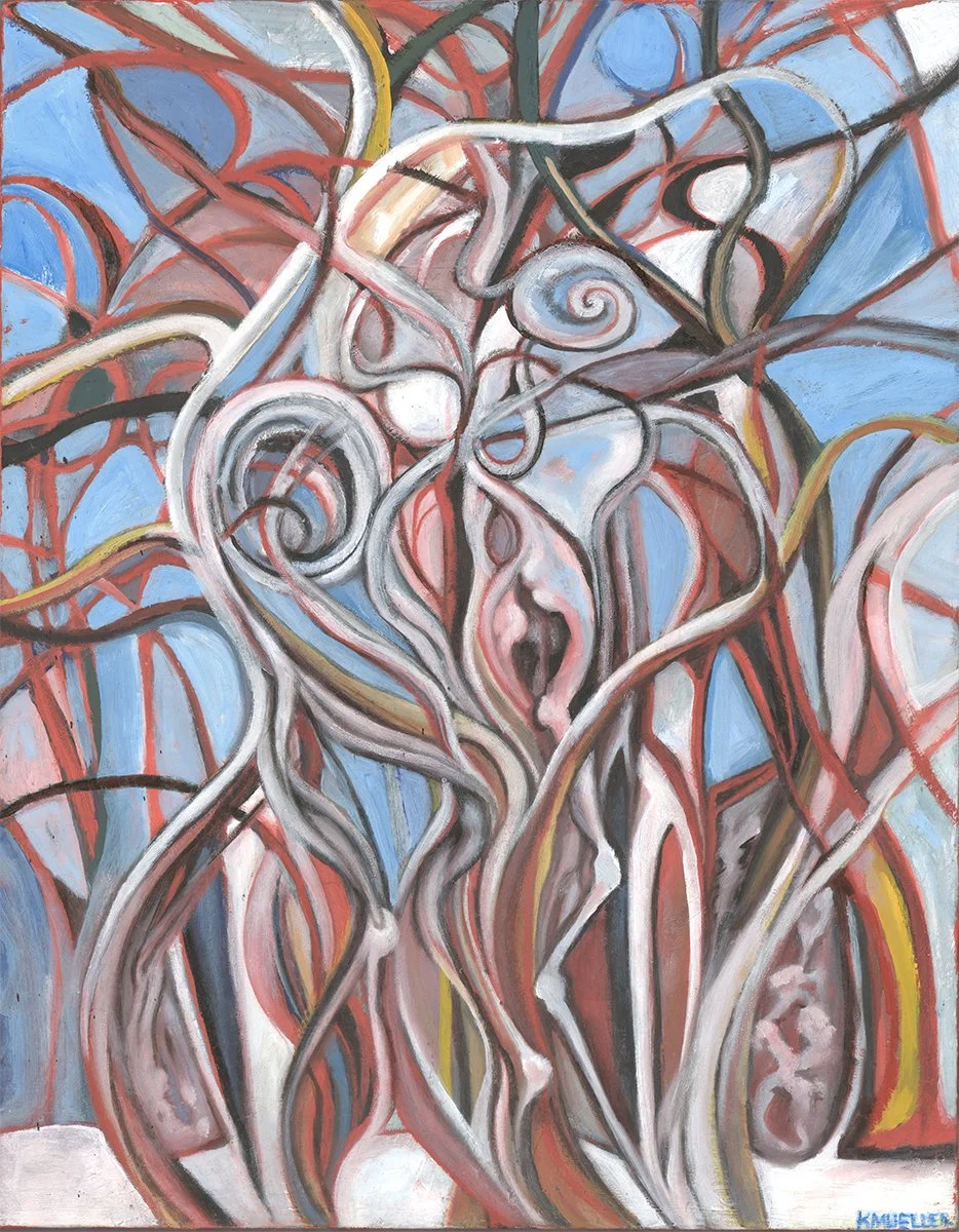 Central Park Trees, 2021. Oil on canvas, 59 x 71 cm.