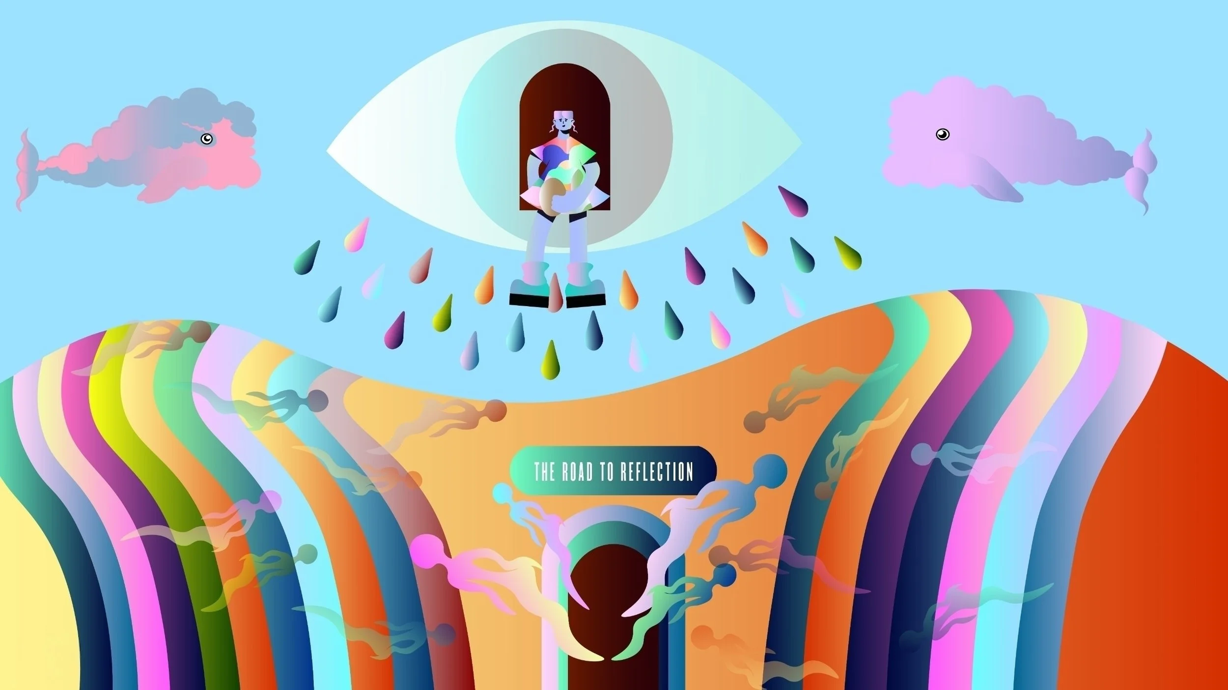 The Road to Reflection, 2023. Digital. 1024 × 576 pixels.