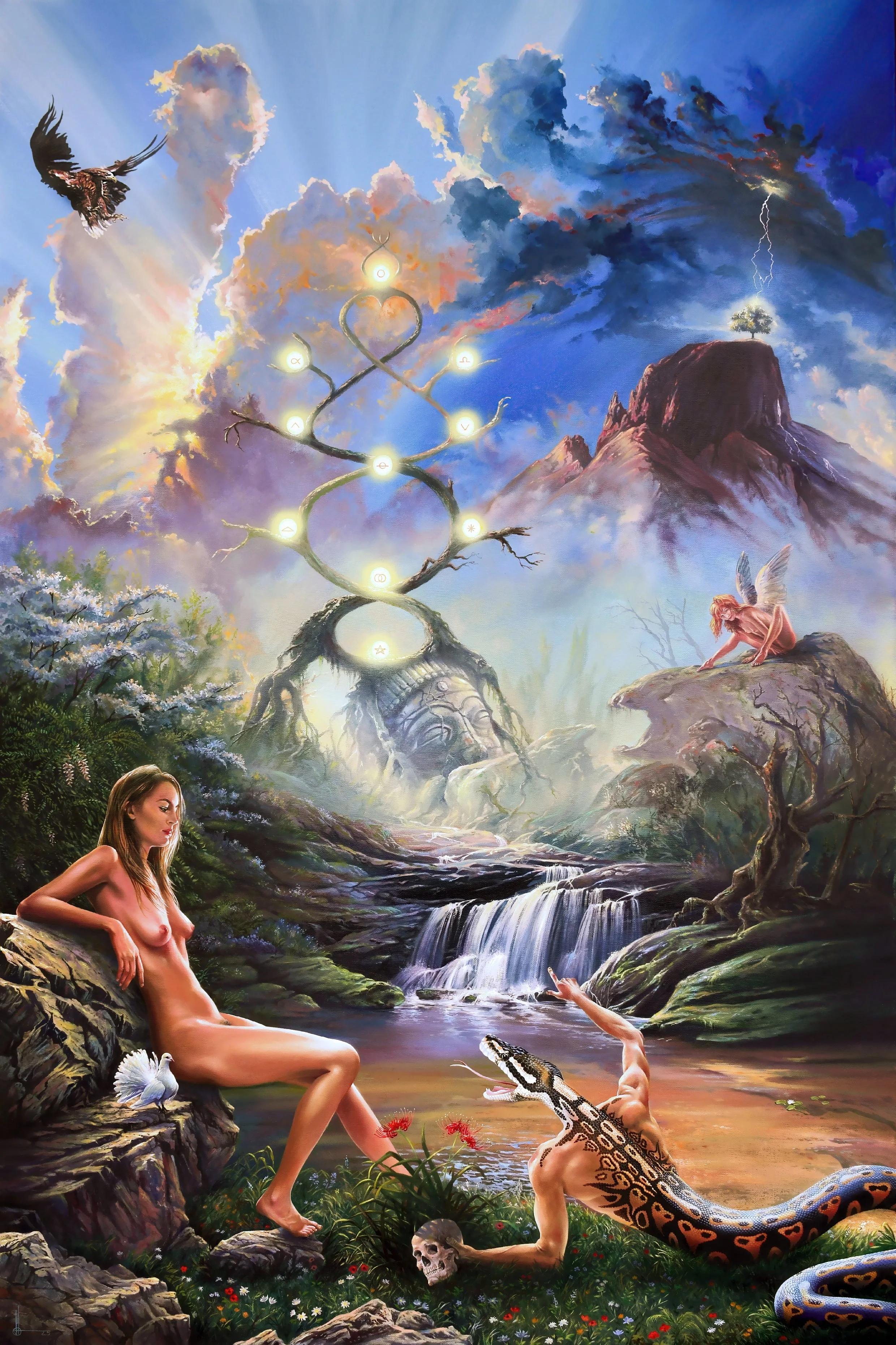 The EVE Temptation - Oil on Canvas- 150x100cm -2025