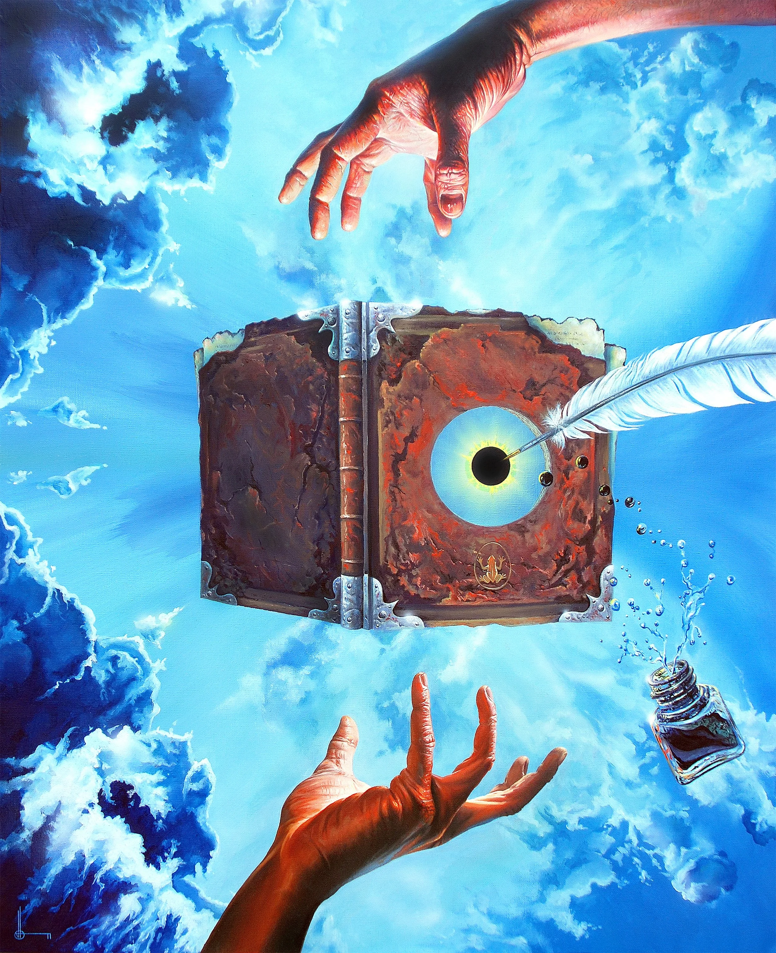 The GRIMOIRE -Oil on Canvas- 100x81cm - 2011