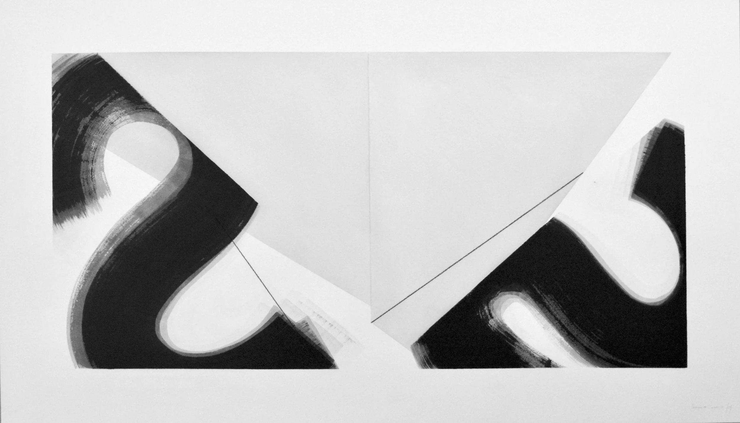 Dessein 14 1994 Ink, charcoal on paper