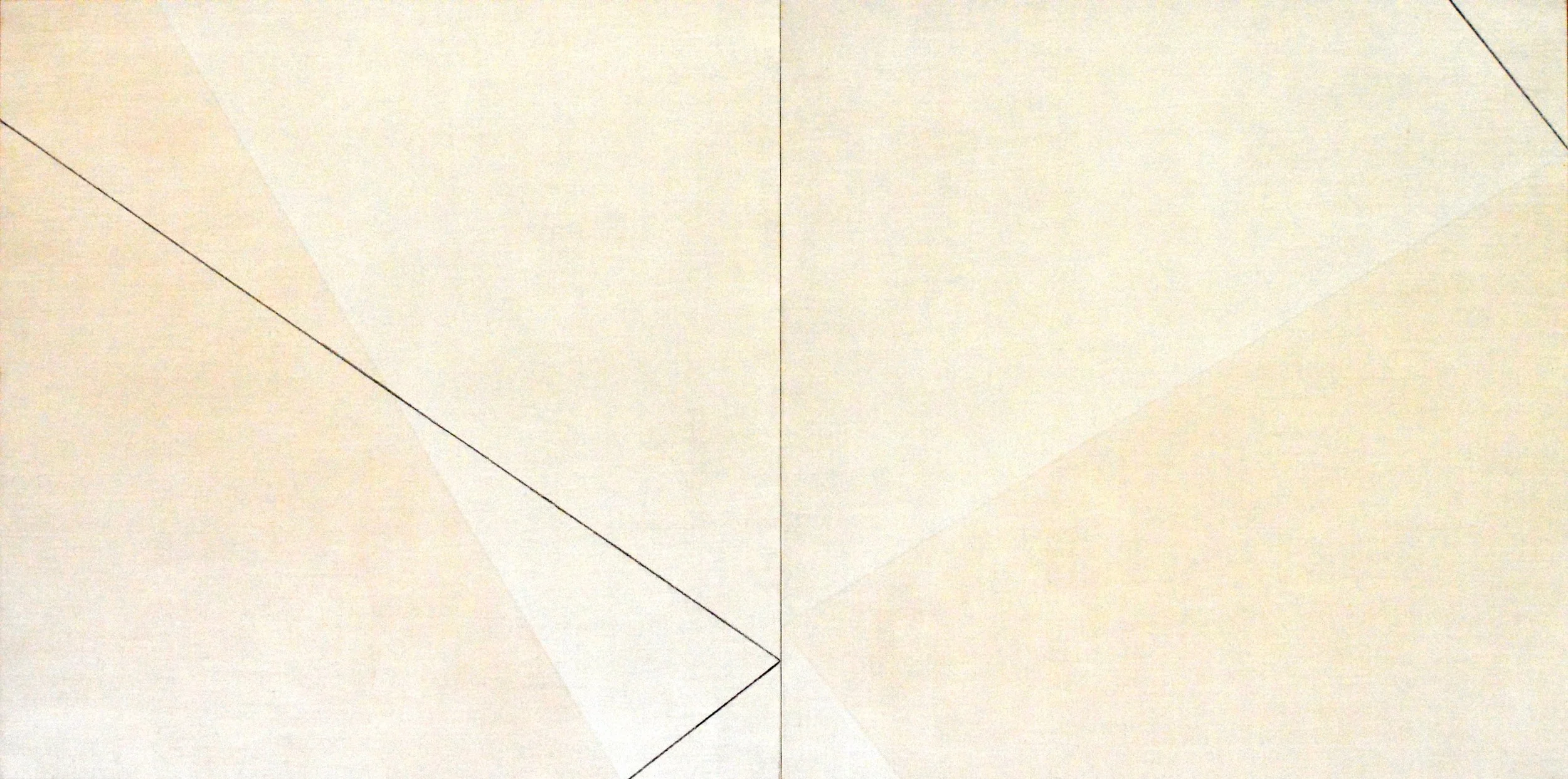 Prémices Diptyque 13 1990 Acryl, charcoal on canvas 100/200 cm