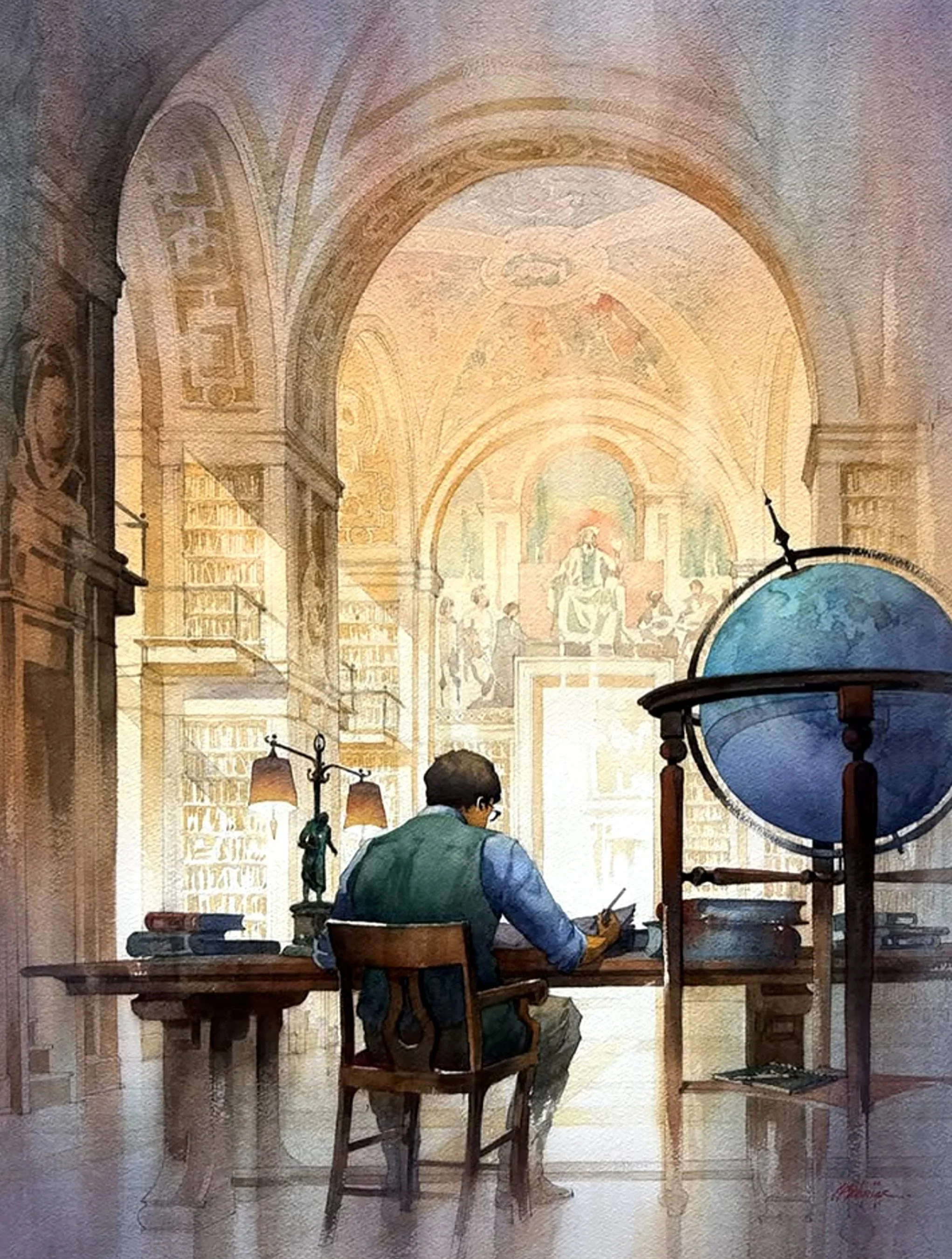 A World of Design: Watercolor, 2025, 76x56cm