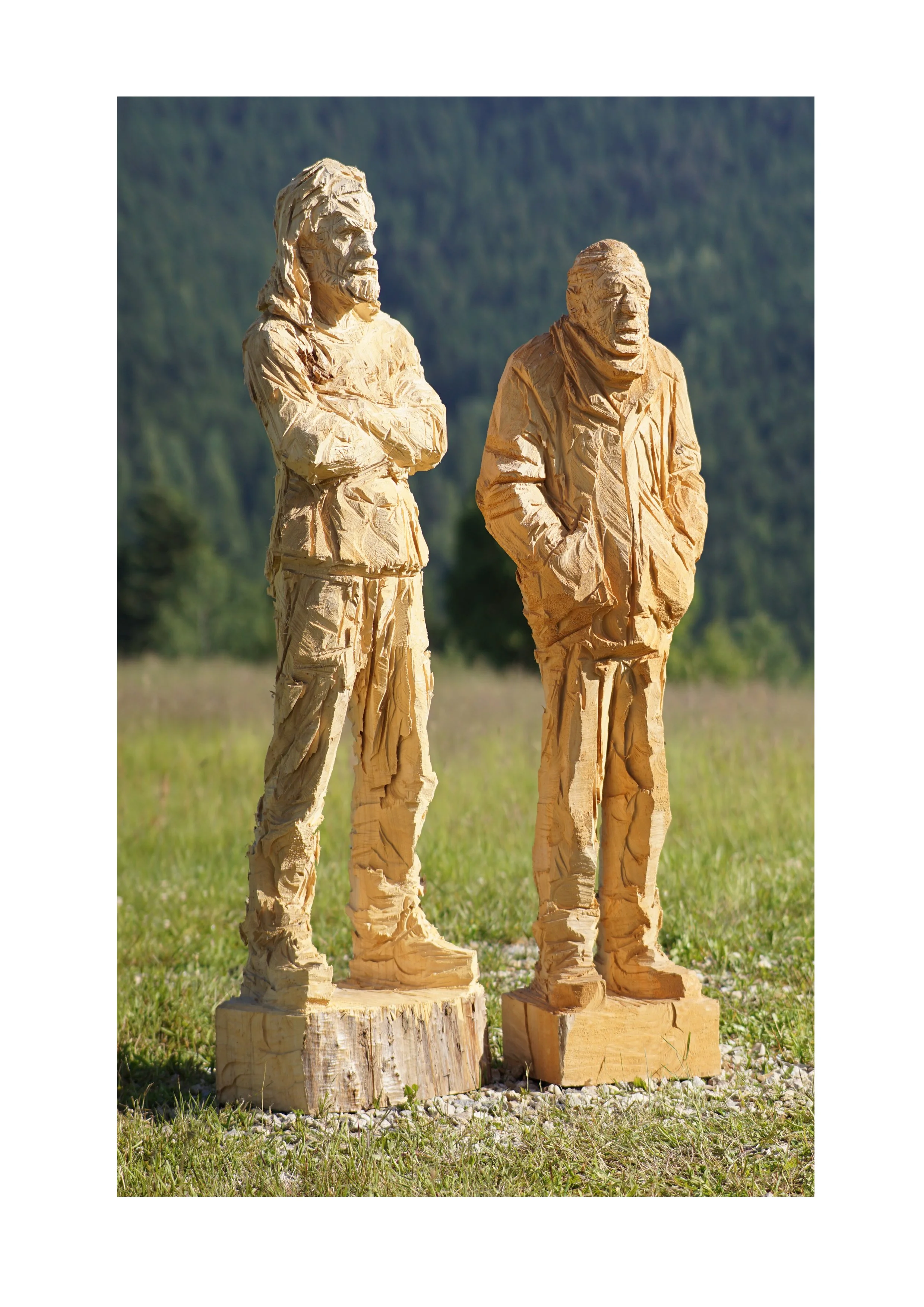 Robert, Homeless 3 - Wood - 202 cm, 180 cm - 2024