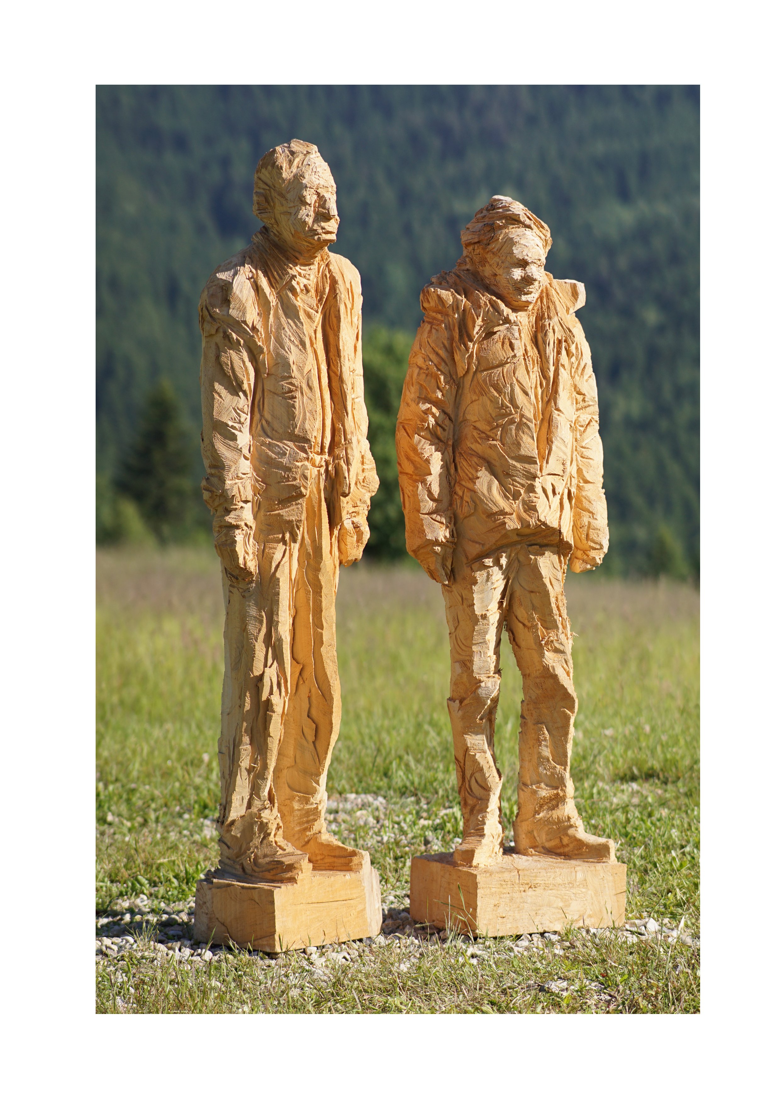 Homeless 5, Homeless 4 - Wood - 184 cm, 175 cm - 2016