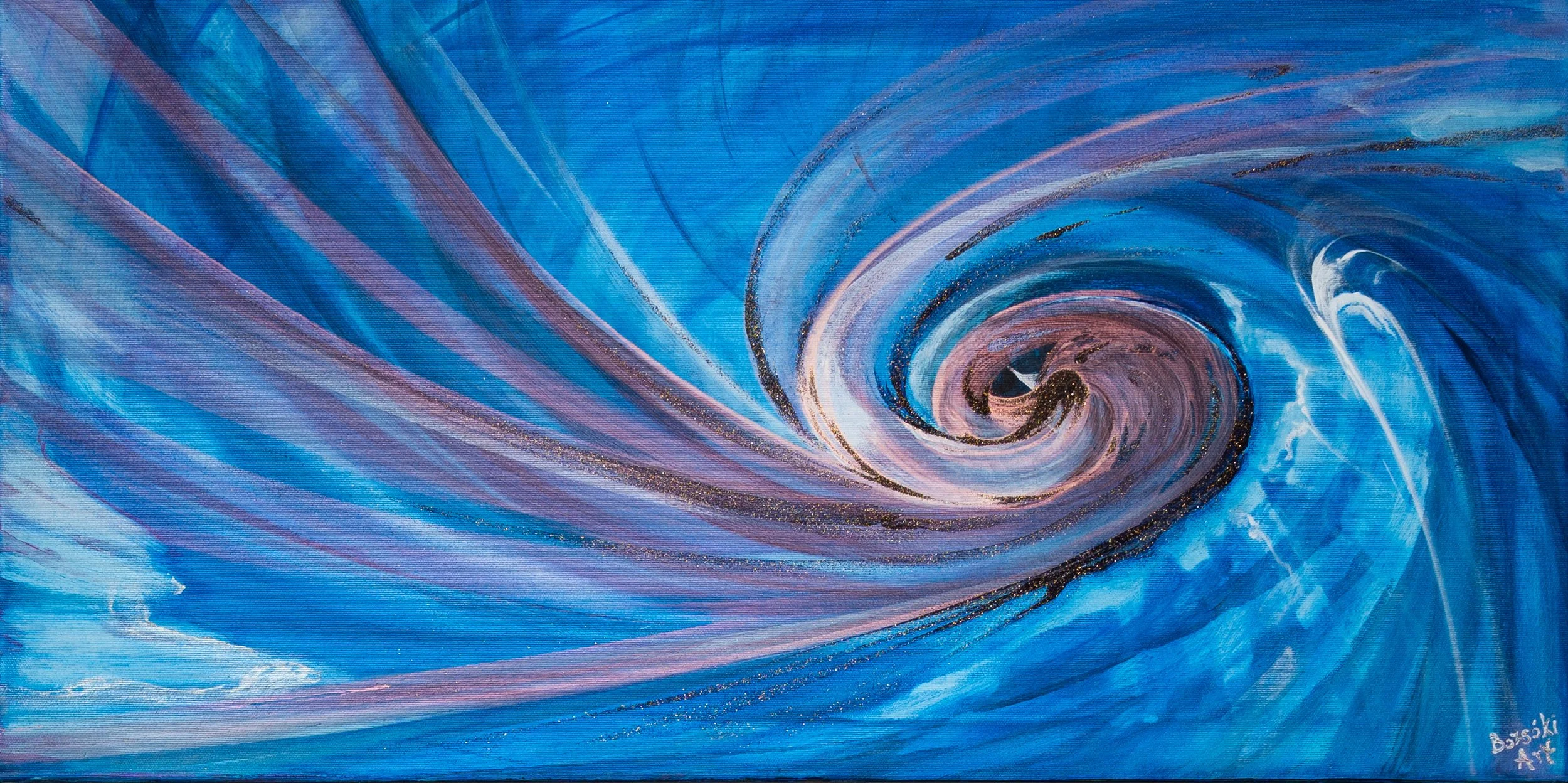 Vortex 2022; acrilyc on canvas; 80x40 cm