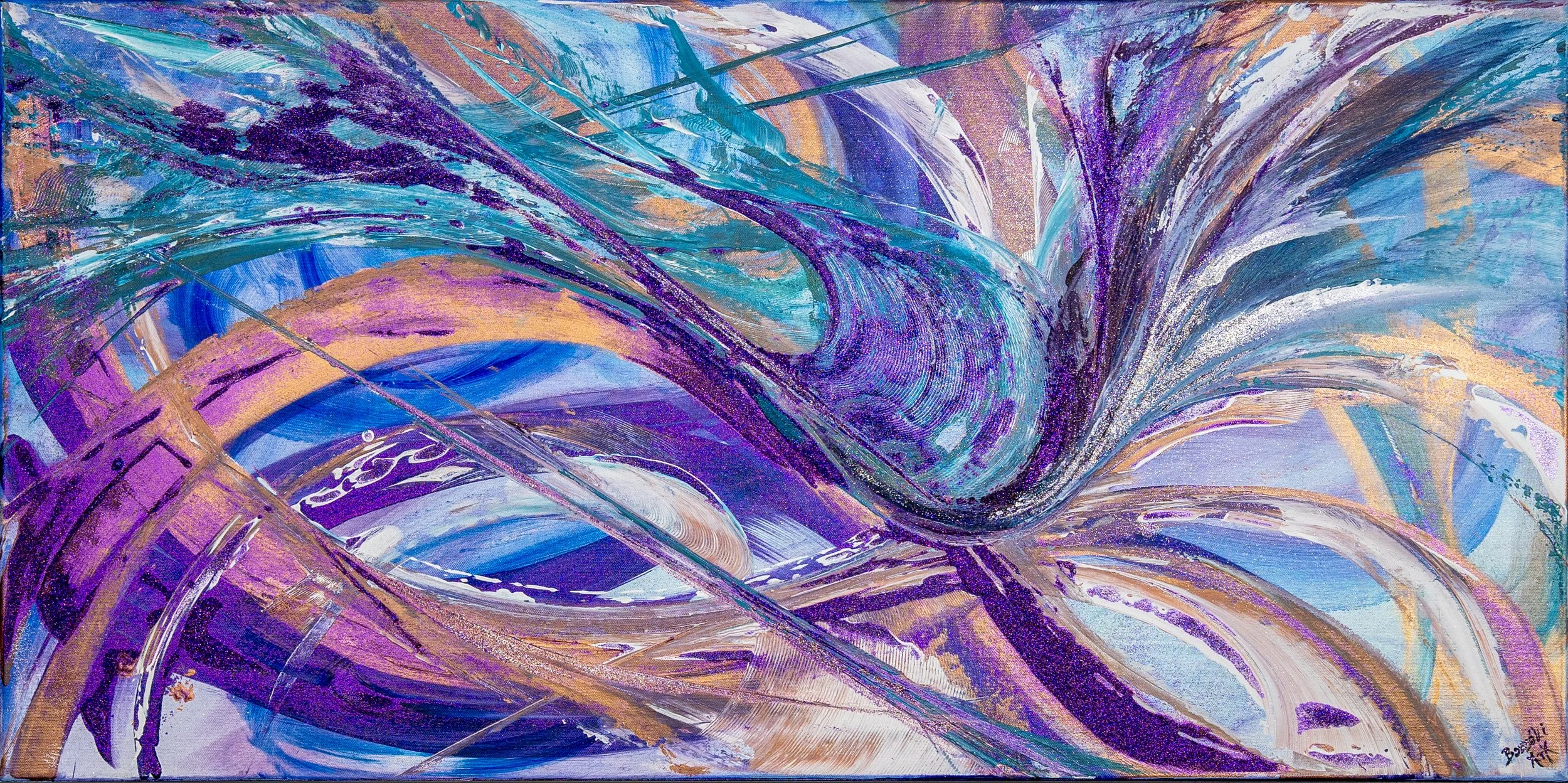 Carneval 2024; acrilyc on canvas; 100x50 cm