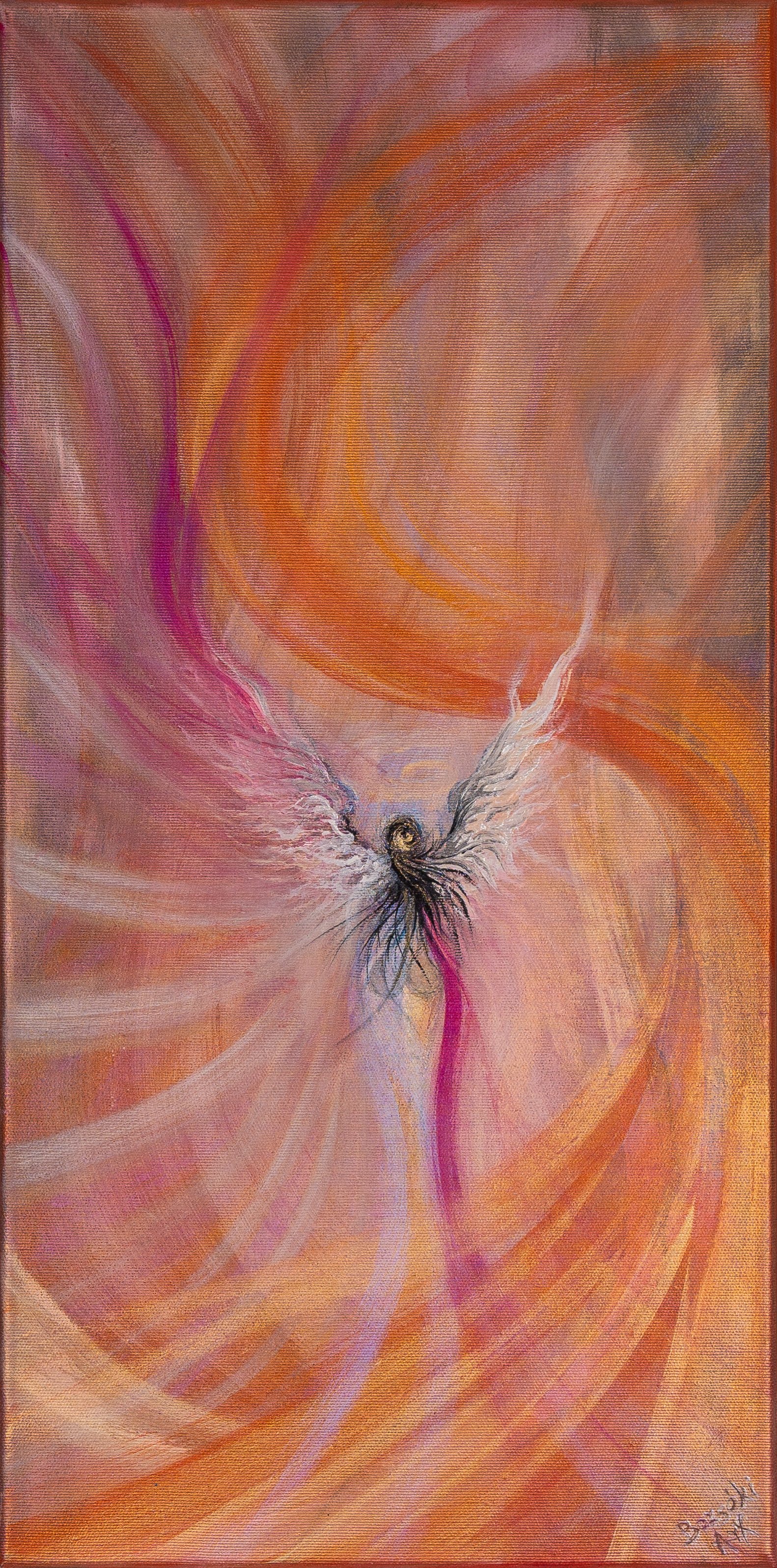 Gardian angel 2024; acrilyc on canvas; 30x60 cm