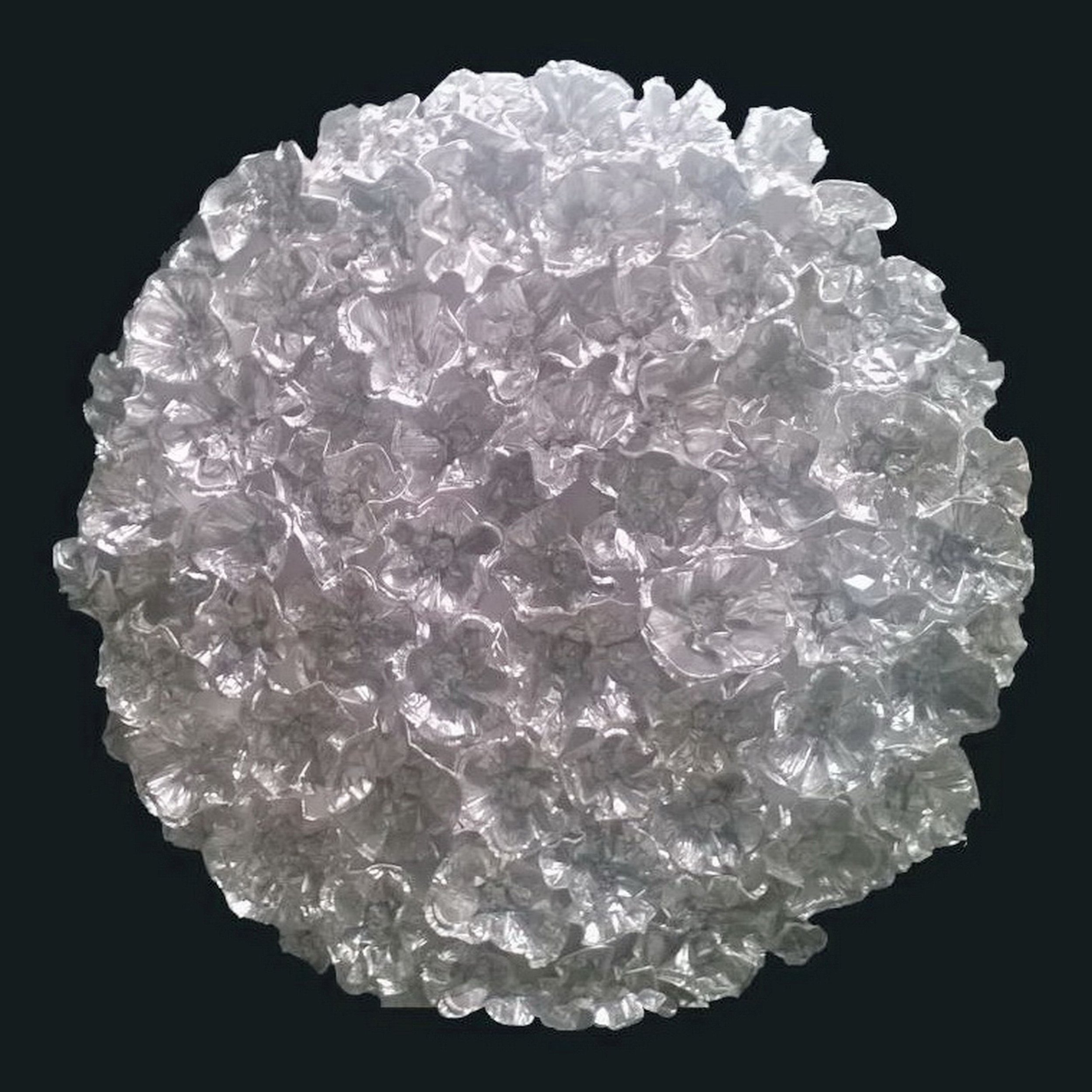 ARCTIC LIGHT, 2018. recycled aluminium, diam. 110cm