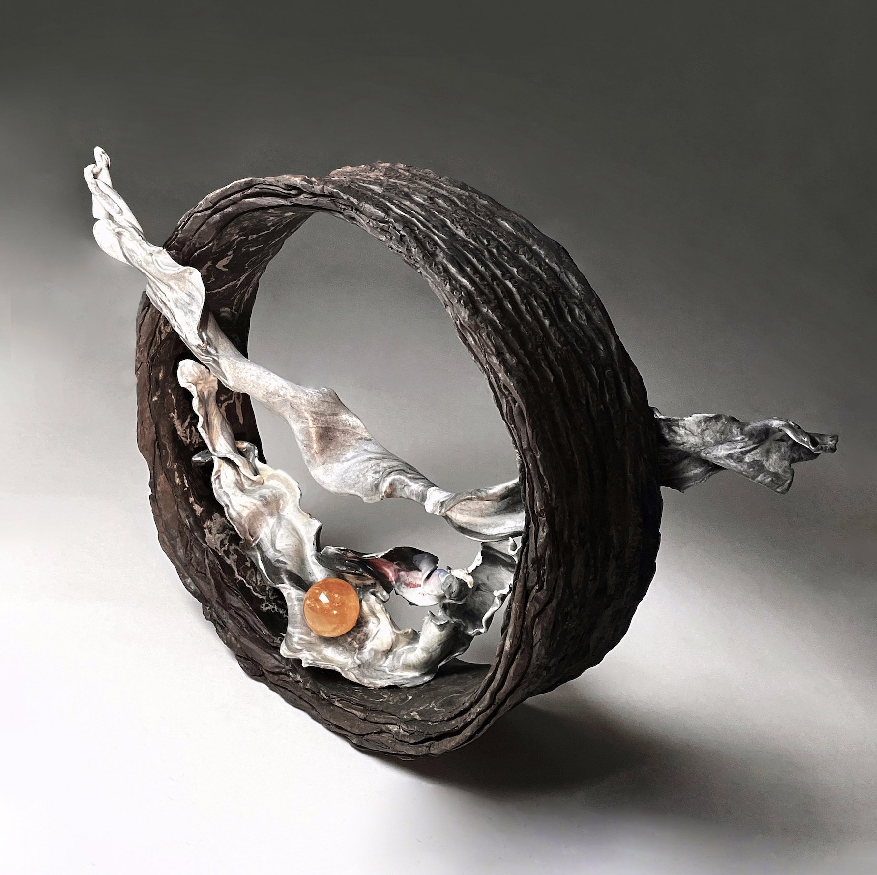 QI 2025 Ceramics, Handbuilt, 61cm L x 23cm W x 43cm H