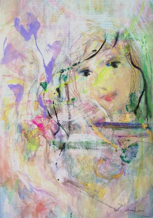 Love for animals (2023), Watercolor on Paper, 53.8x38 cm