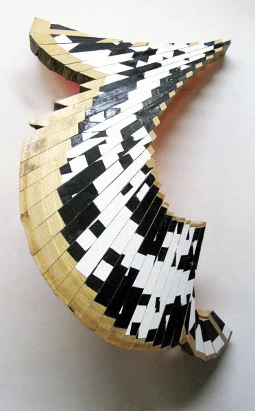 Venture Piece #8  (New Venture Series) 17 March 2012 | Brooklyn, New York Enamel on American beechwood | H: 16/41 W: 11/28 D: 6/15 (in/cm)