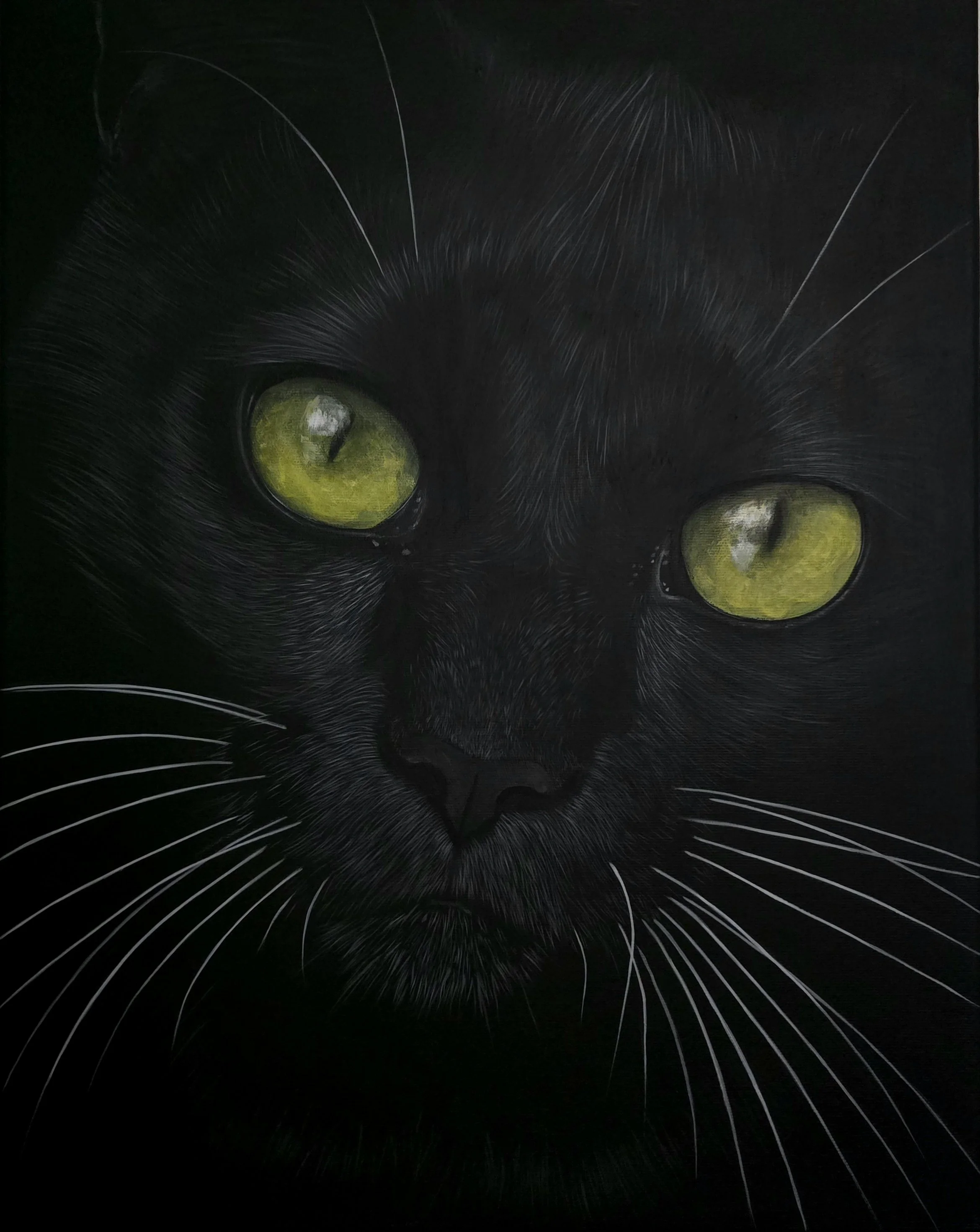 I see you 2026 acrylic on canvas 50 xm 40 cm
