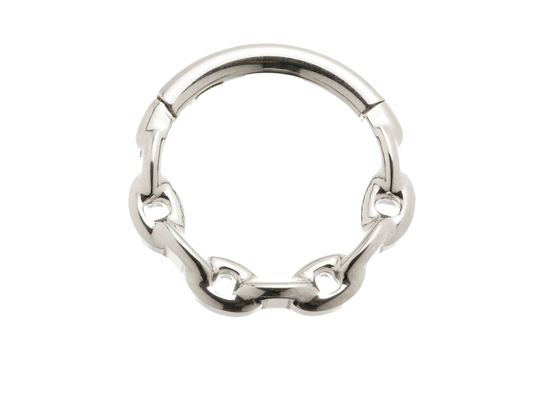 Titanium Chain Clicker Hoop