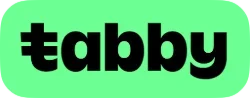 Black Gabby logo on a bright green rounded rectangle