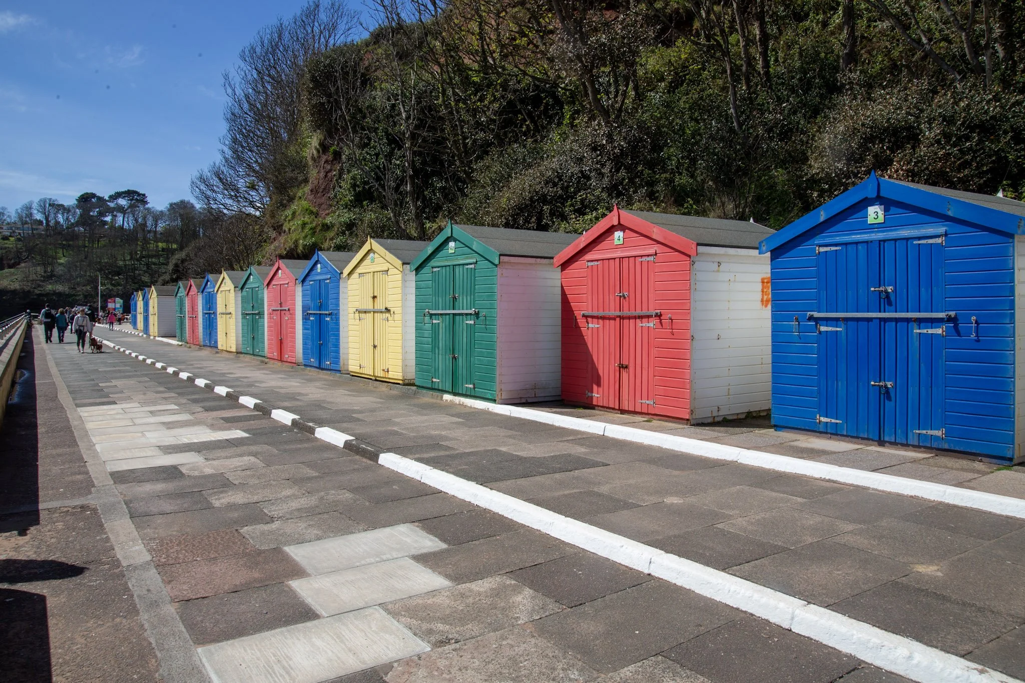 Why are beach huts all different colours!